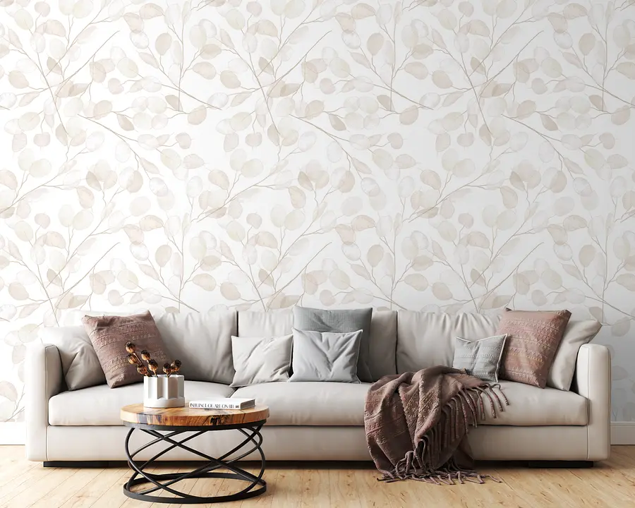 fototapet Model floral acuarela u94320