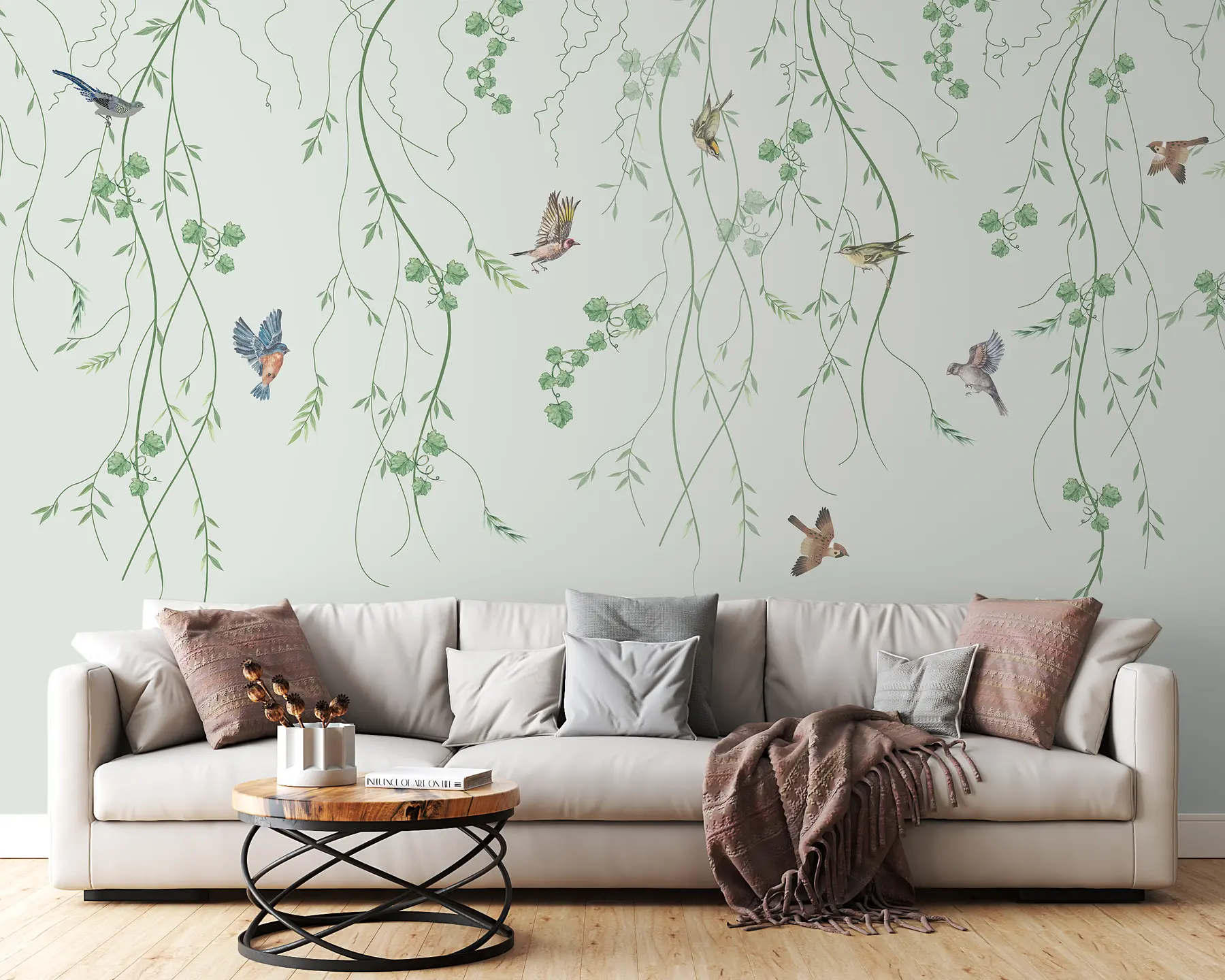 fototapet Ramuri cu păsări, Chinoiserie u94493
