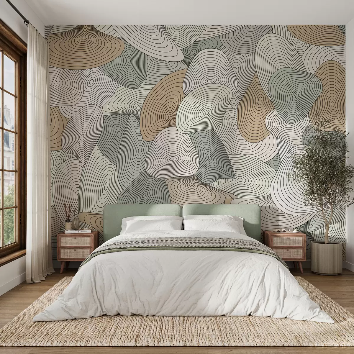 fototapet ornament spirală u94475