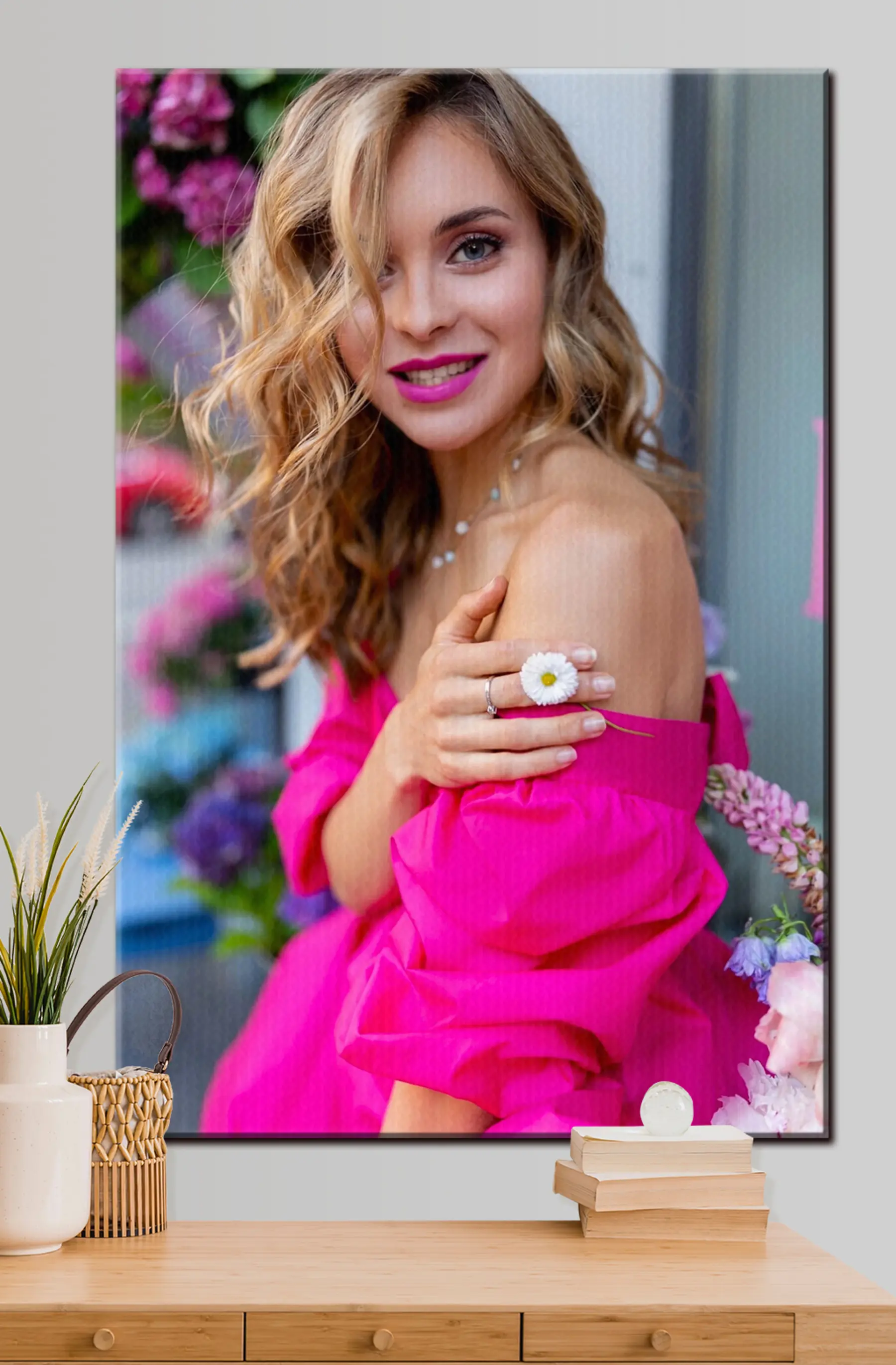 Tablouri Zâmbet, gene și rochie s33134