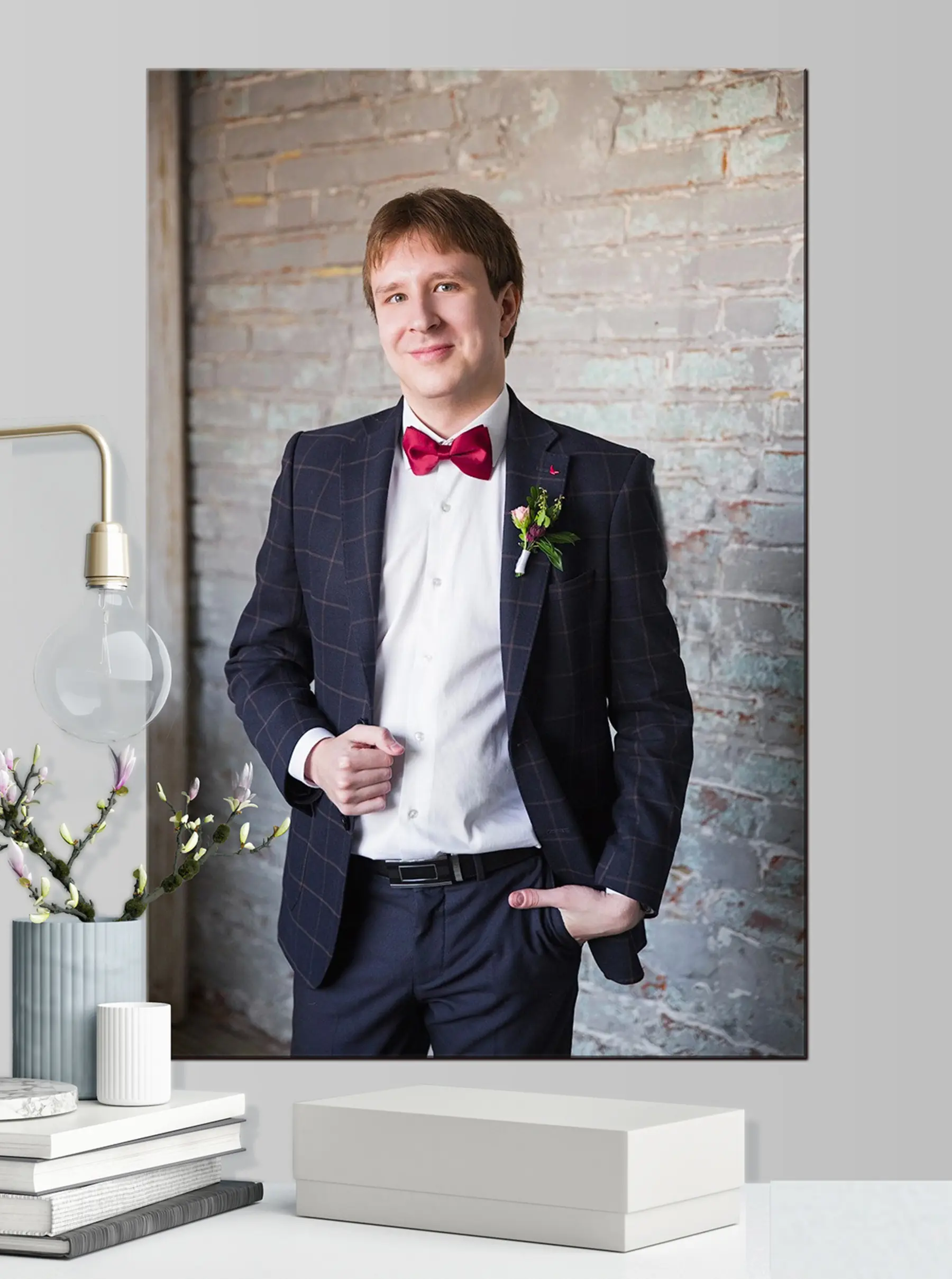 Tablouri Îmbrăcăminte exterioară, zâmbet și cămașă elegantă s33184