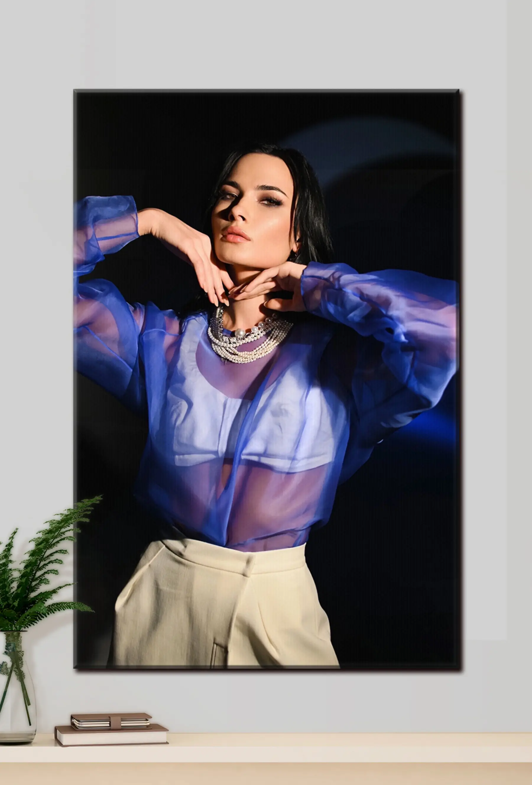 Tablouri Umăr, gât și violet s33209