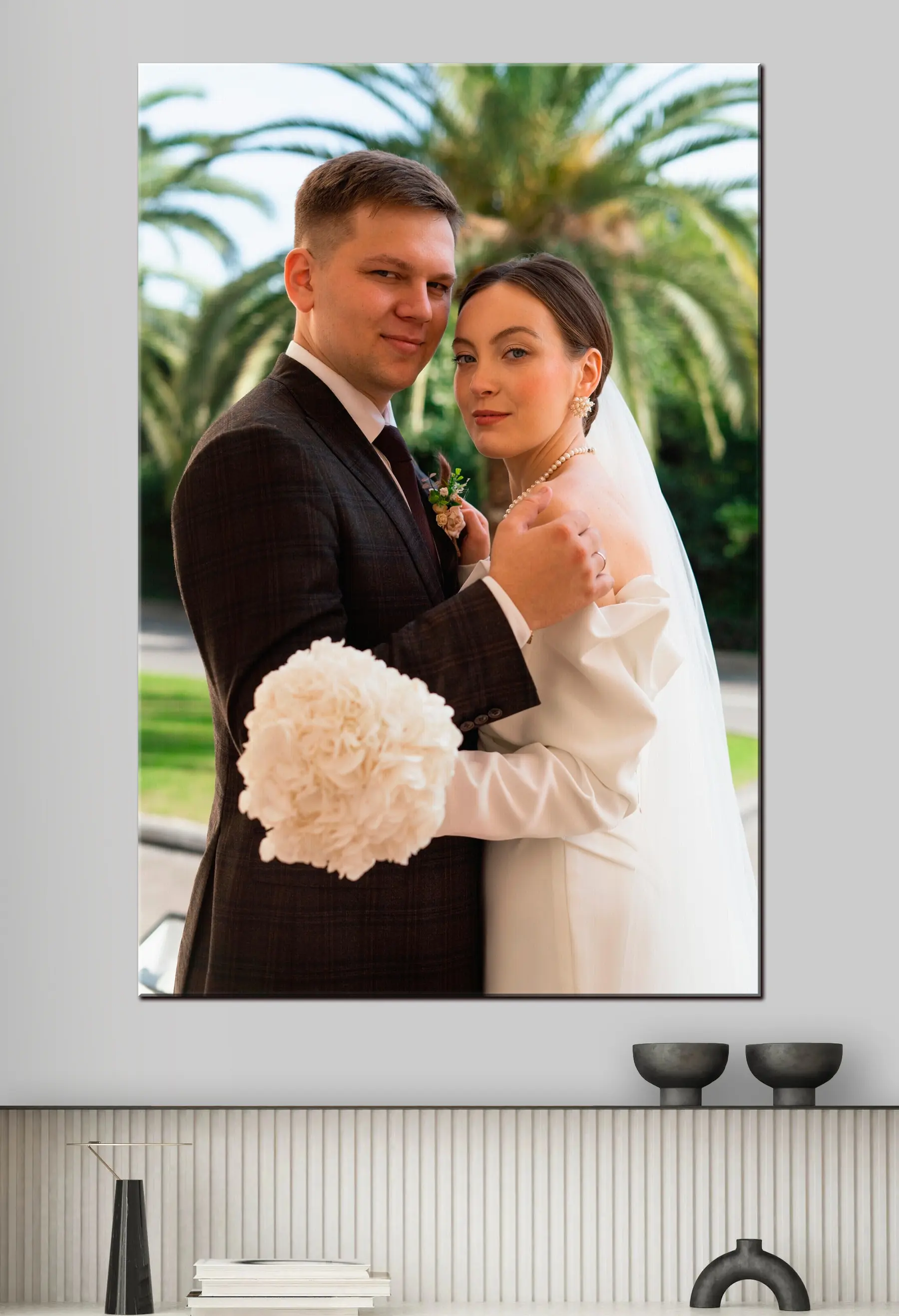 Tablouri Rochie de mireasă, mireasă și floare s33223