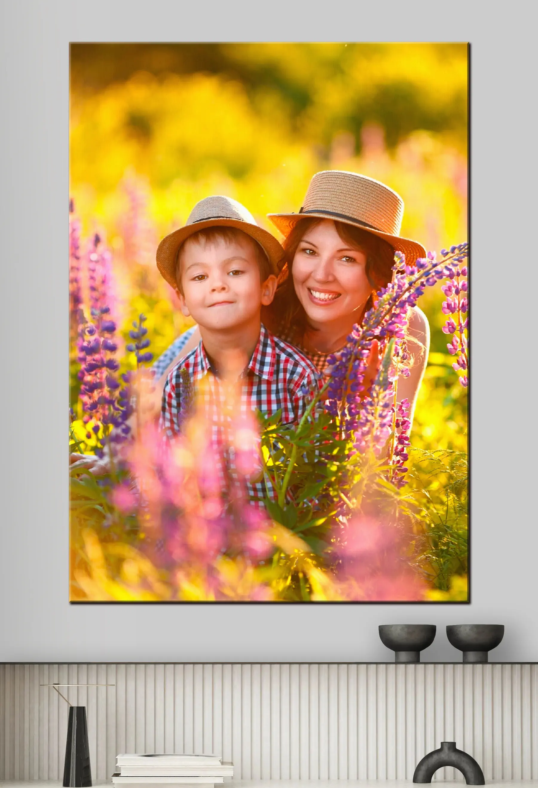 Tablouri Zâmbet, tricou și pălărie s33304