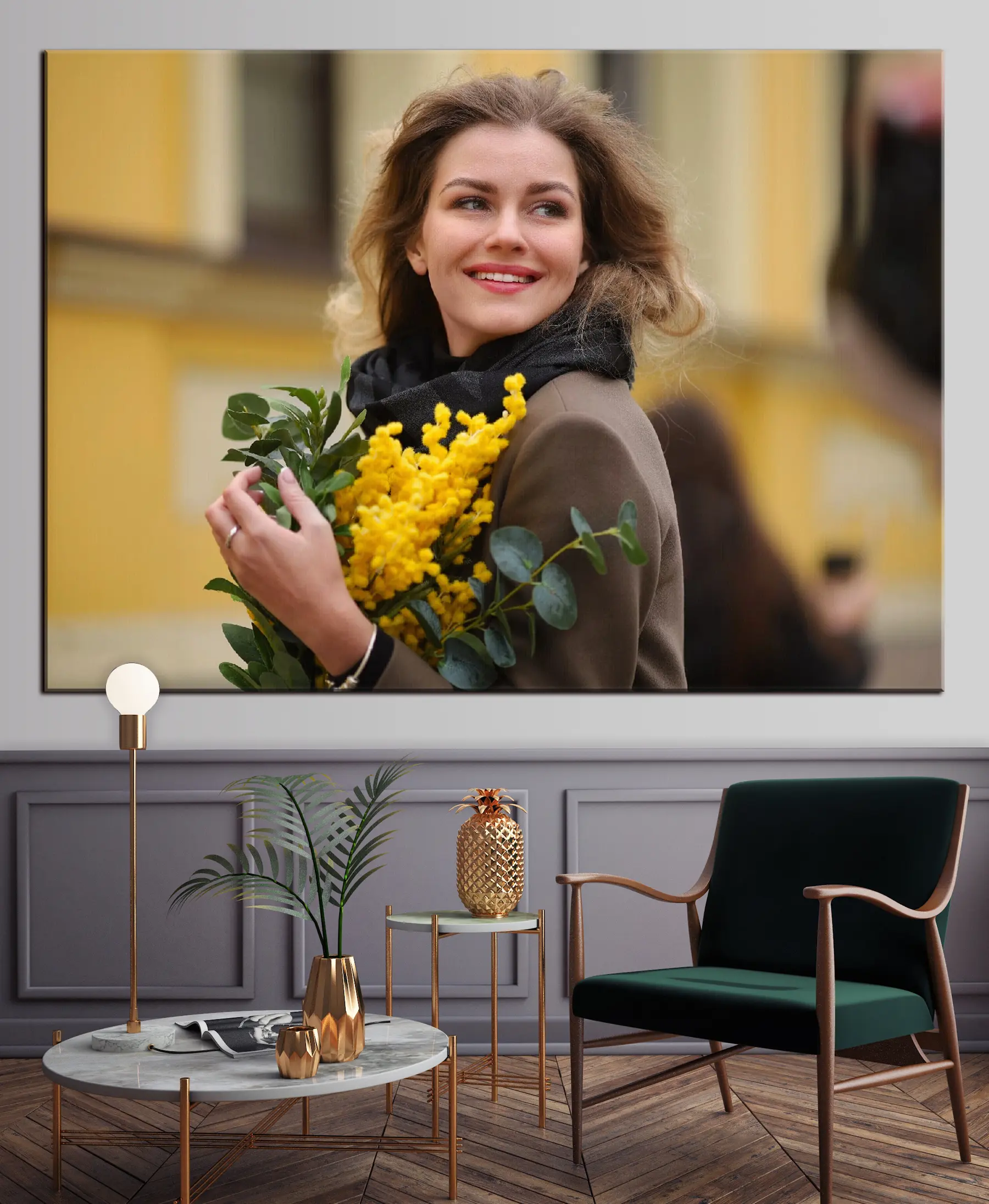 Tablouri Zâmbet, floare și plantă s33317