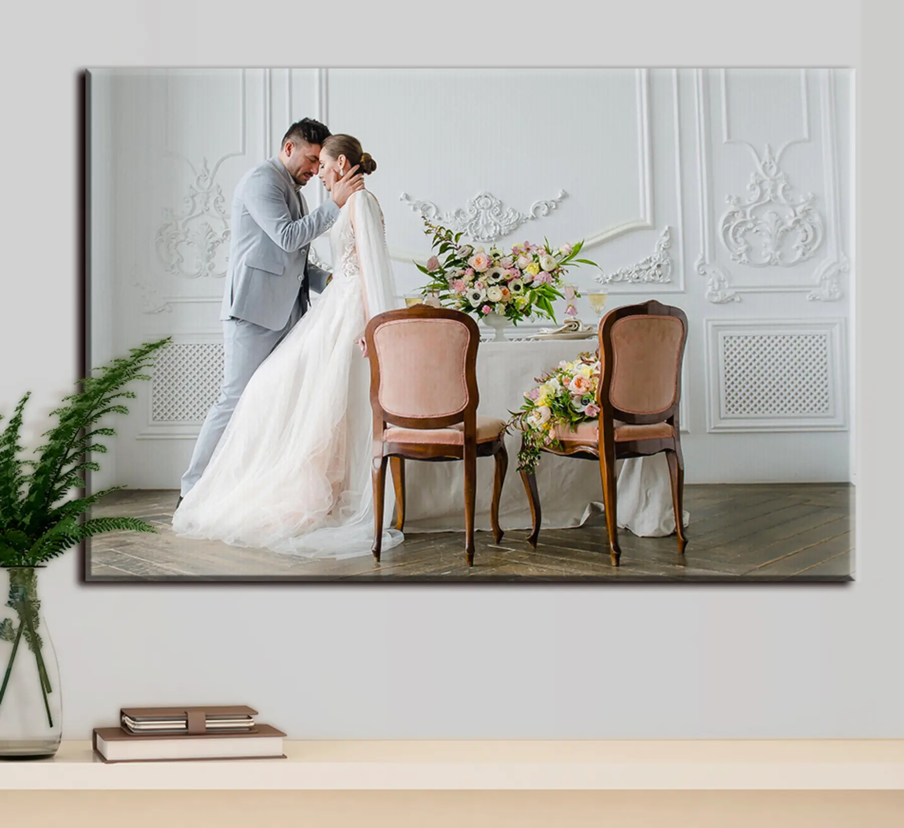 Tablouri Rochie de mireasă, mireasă și fotografie cu bliț s33336