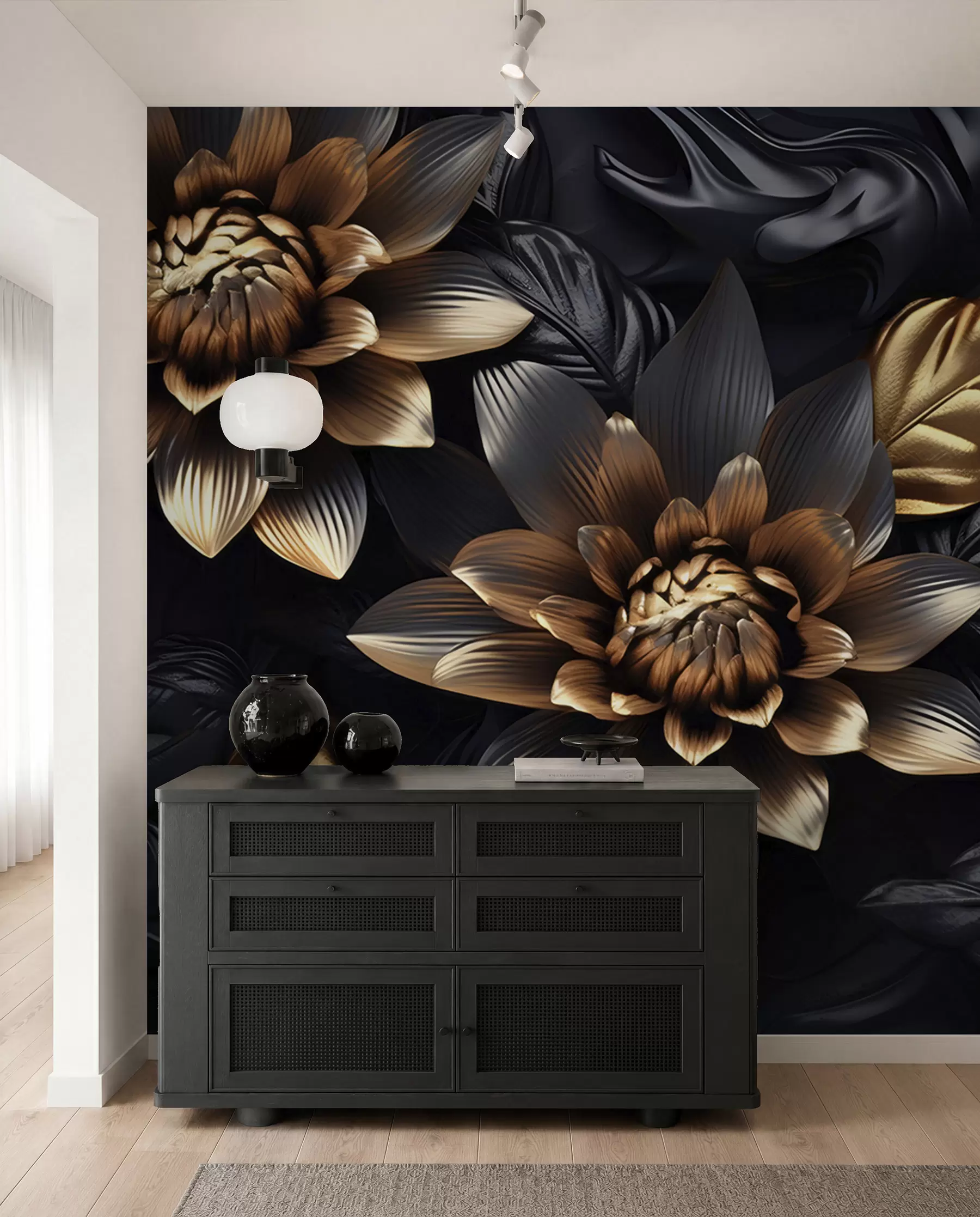 fototapet Floare de bronz u95244