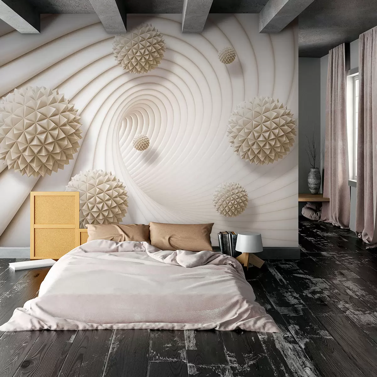 fototapet bile grafice 3D în tunel u95440