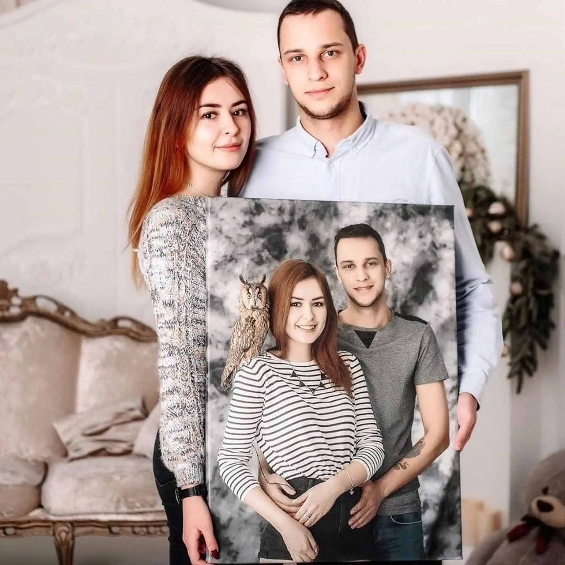 Tablouri Fața, zâmbetul și coafura s34645