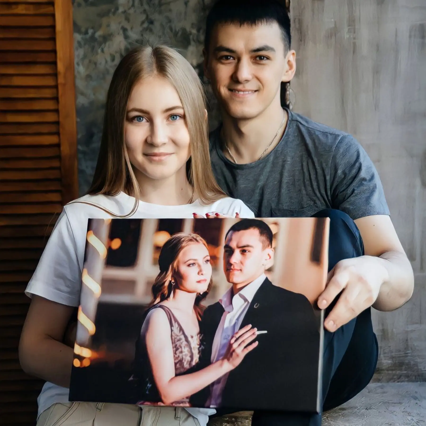 Tablouri Zâmbet, coafură și fotografie s34654