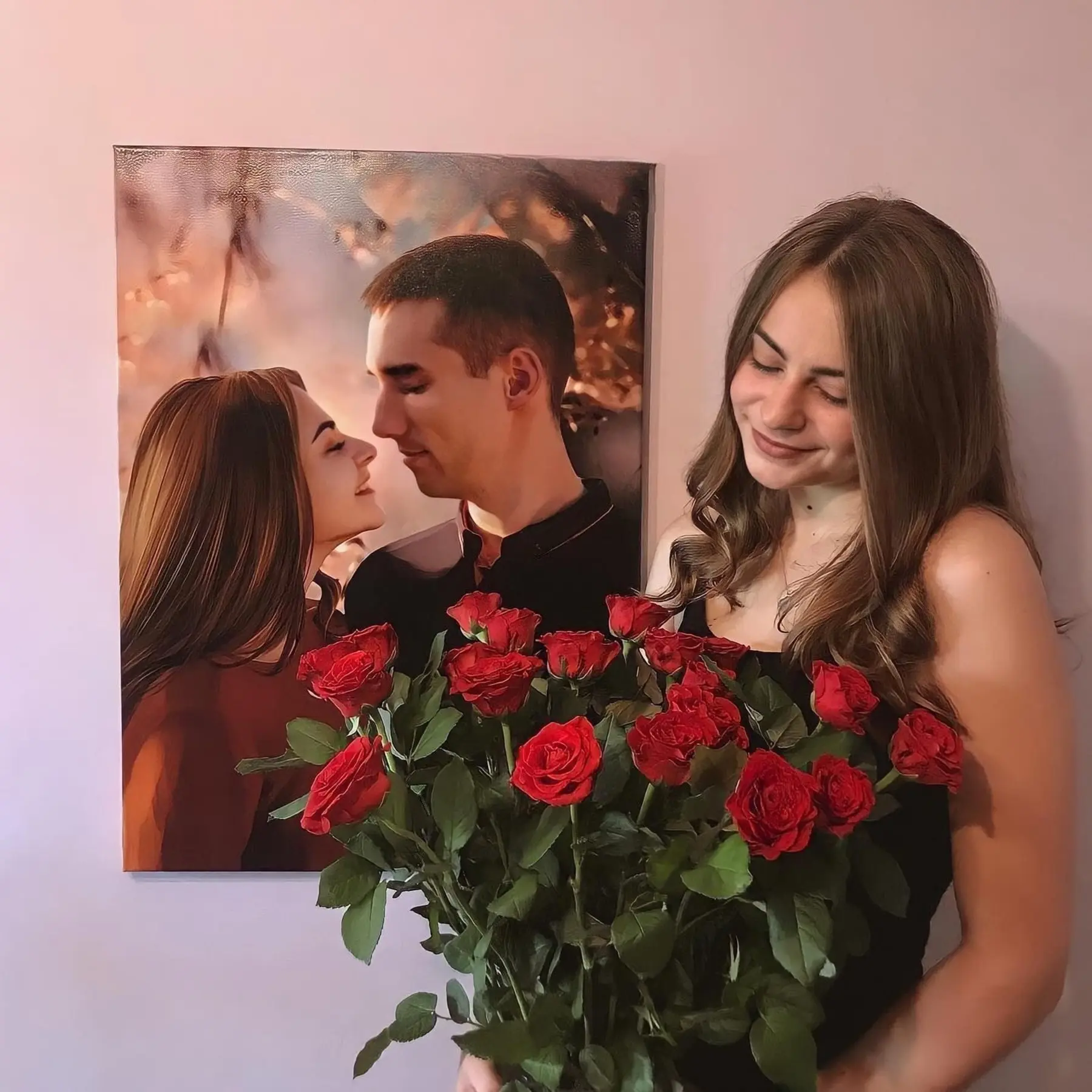 Tablouri Floare, plantă și zâmbet s34655