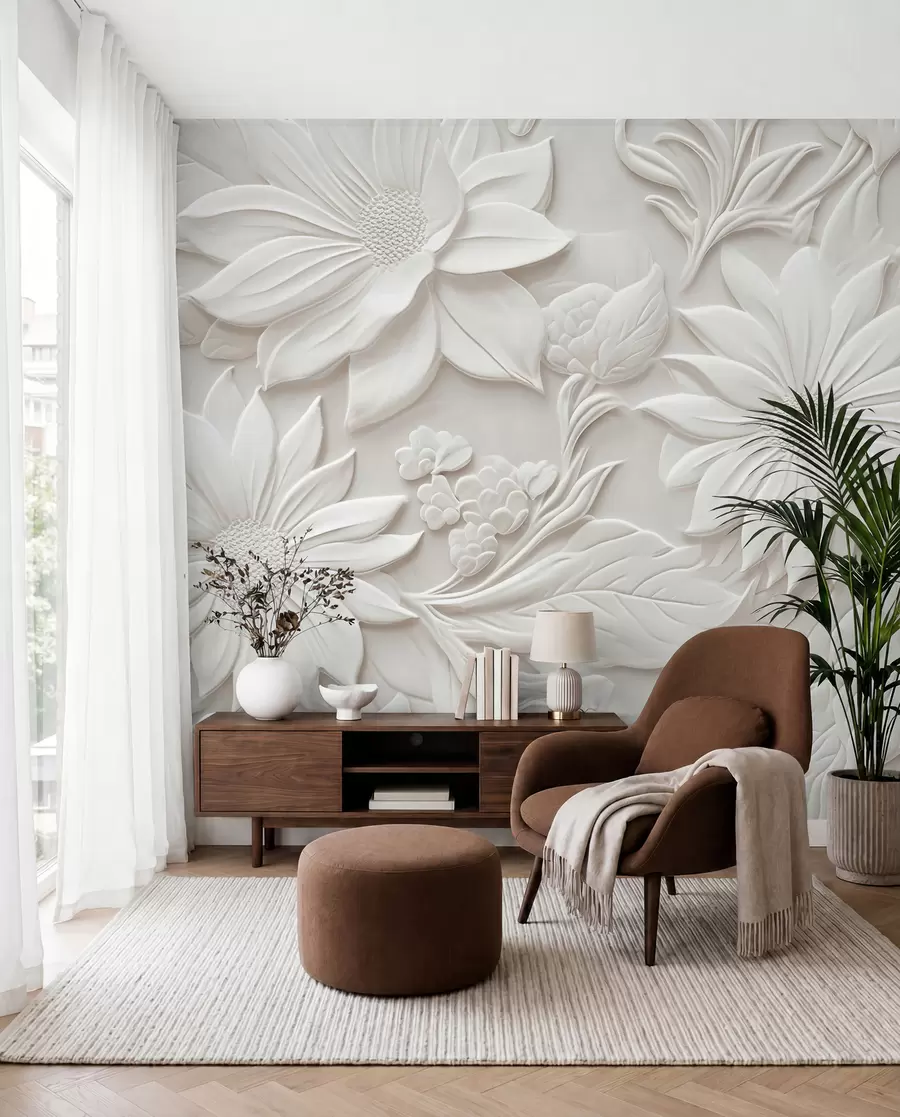 fototapet Flori în relief u96695