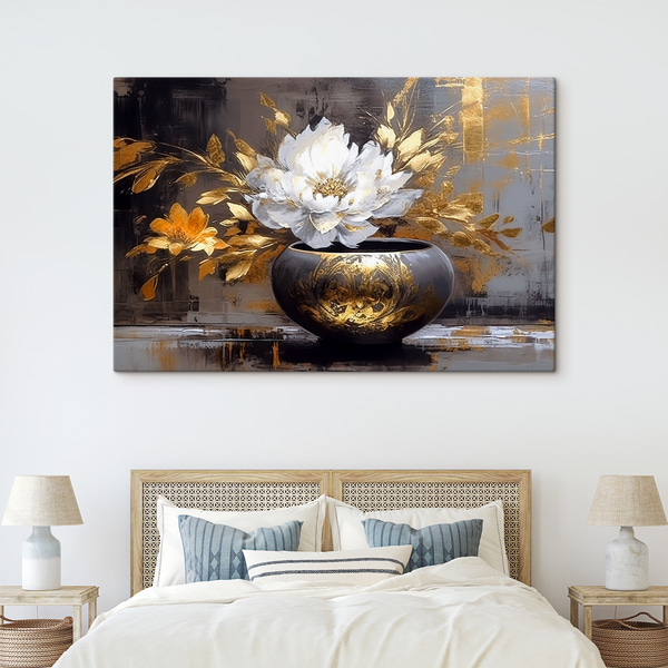 Picturi Floare, plantă și ghiveci de flori, Tablouri flori și plante, s35388 : Uwalls.ro