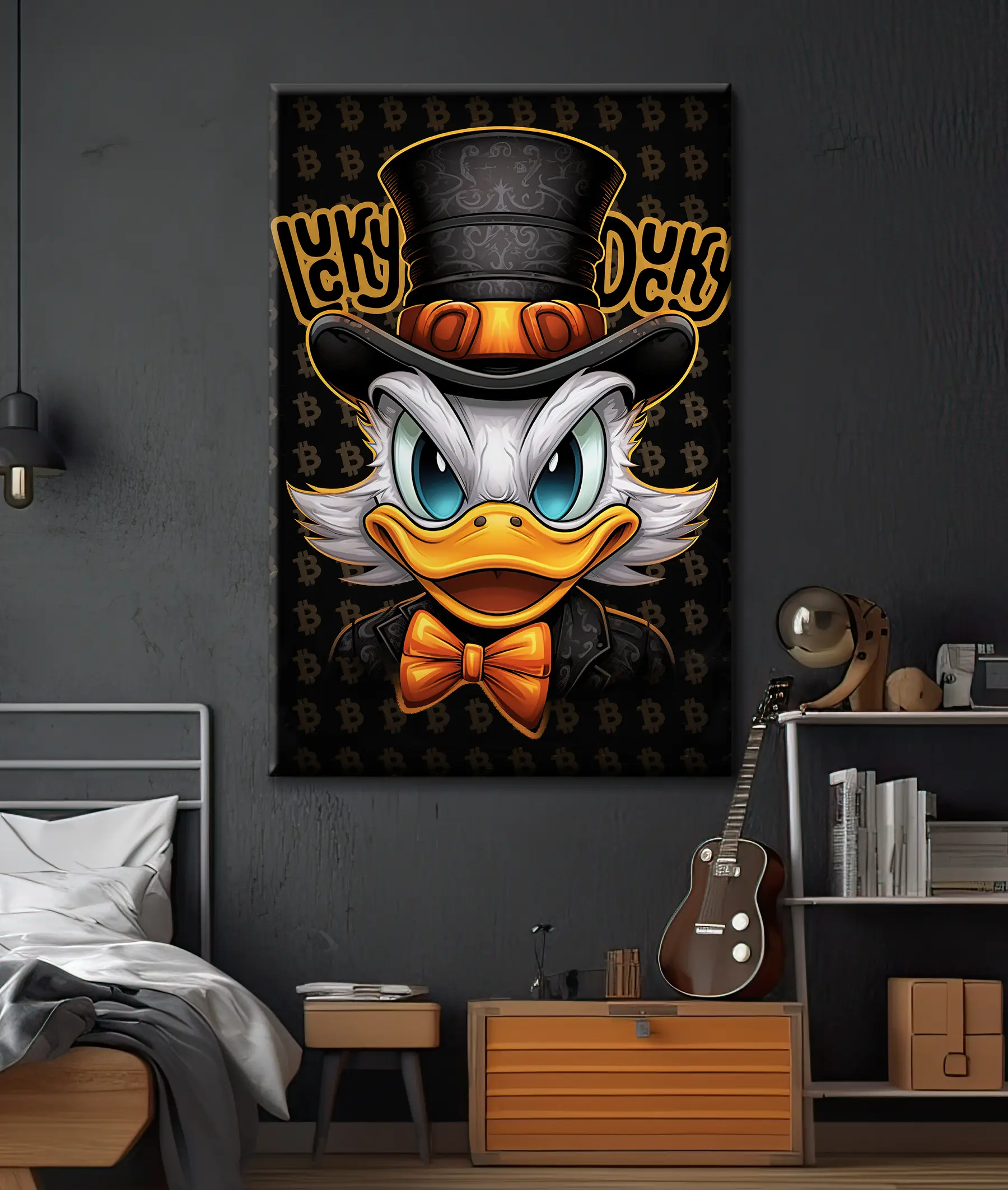 Tablouri Negru, font și desen animat s35465