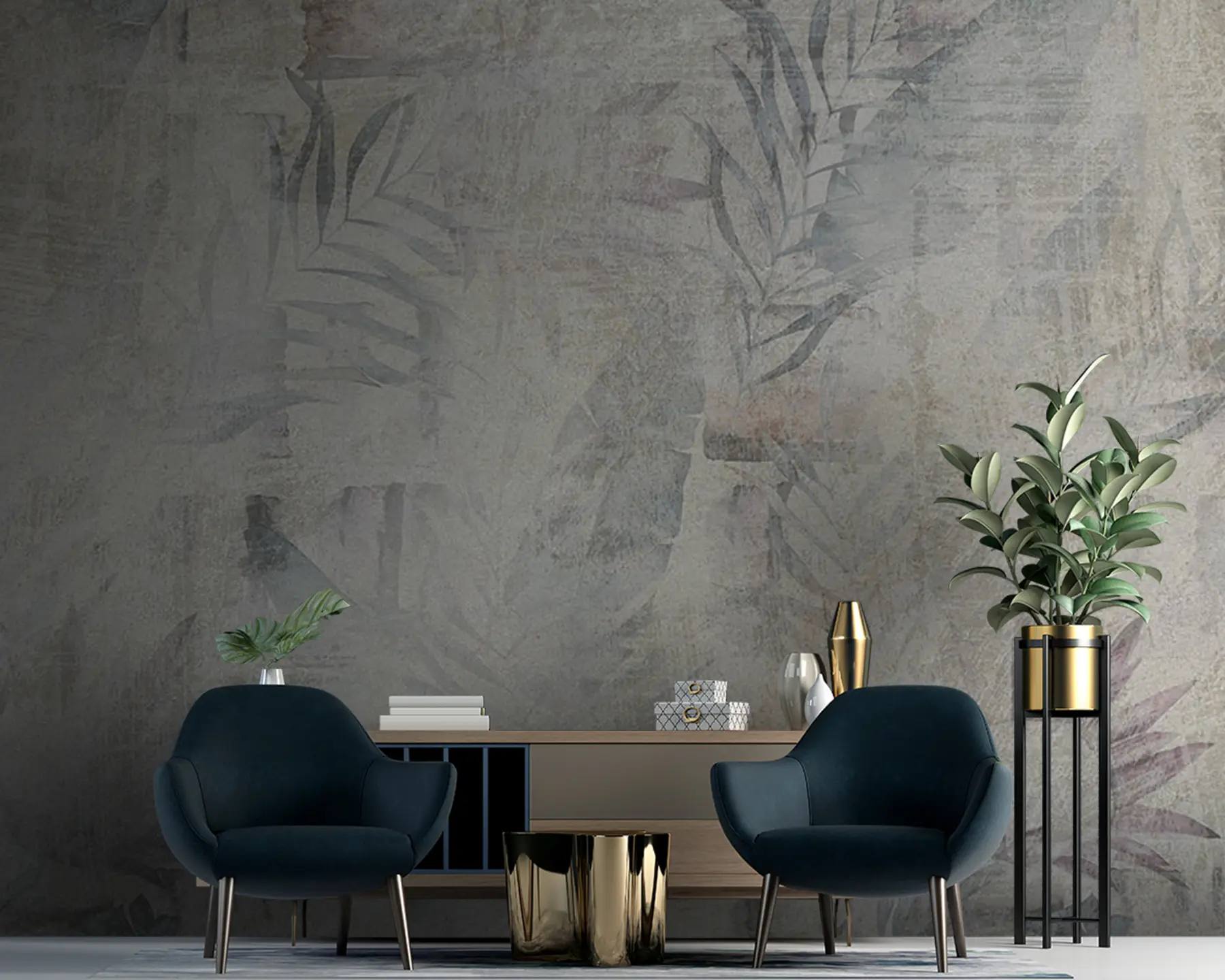 fototapet Acuarelă tropice loft u96807