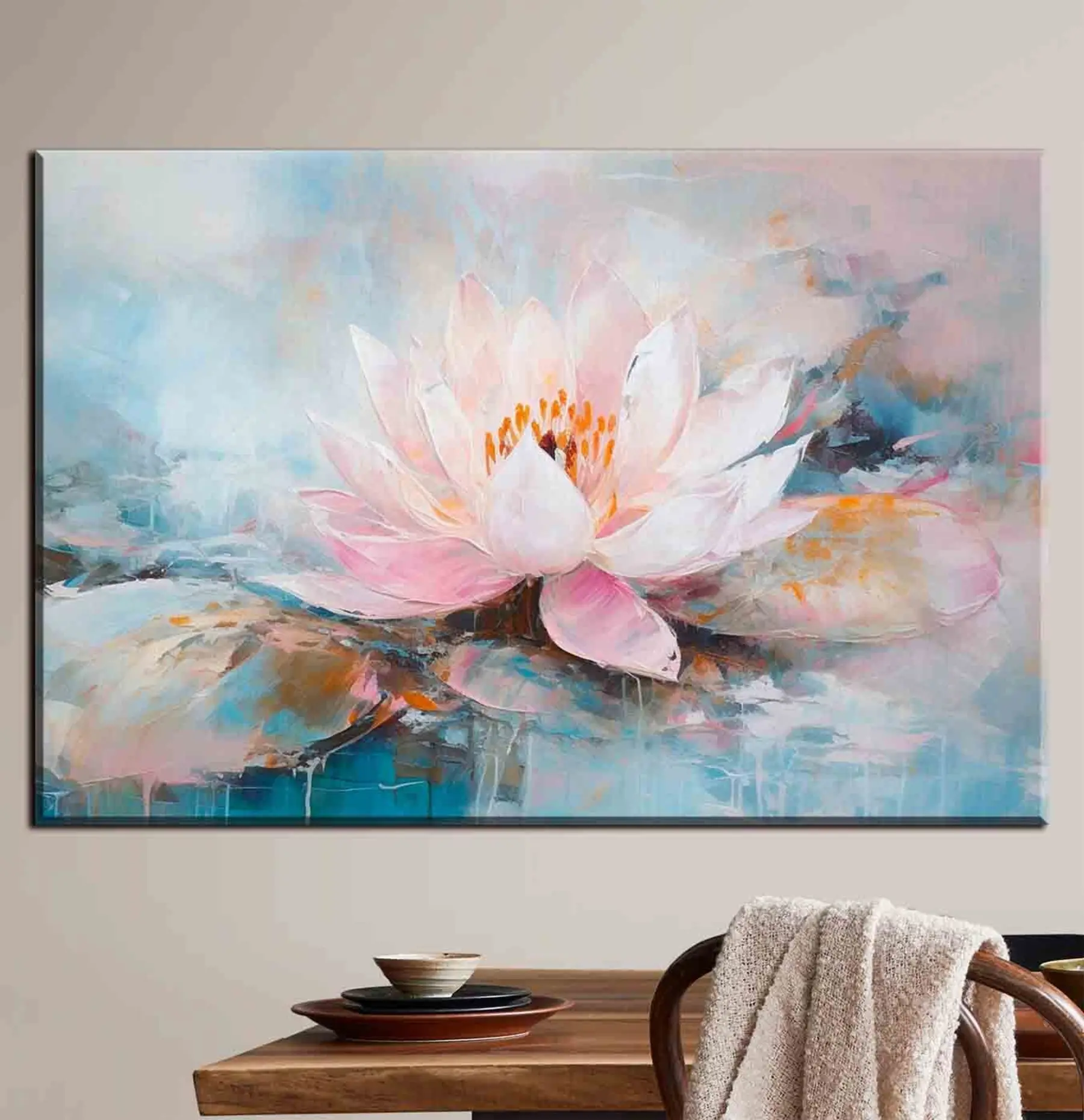 fototapet Floare, plantă și vopsea s35449