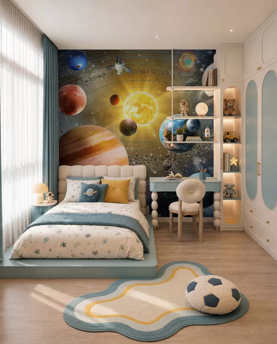 fototapet Călătorie printre planete u97222