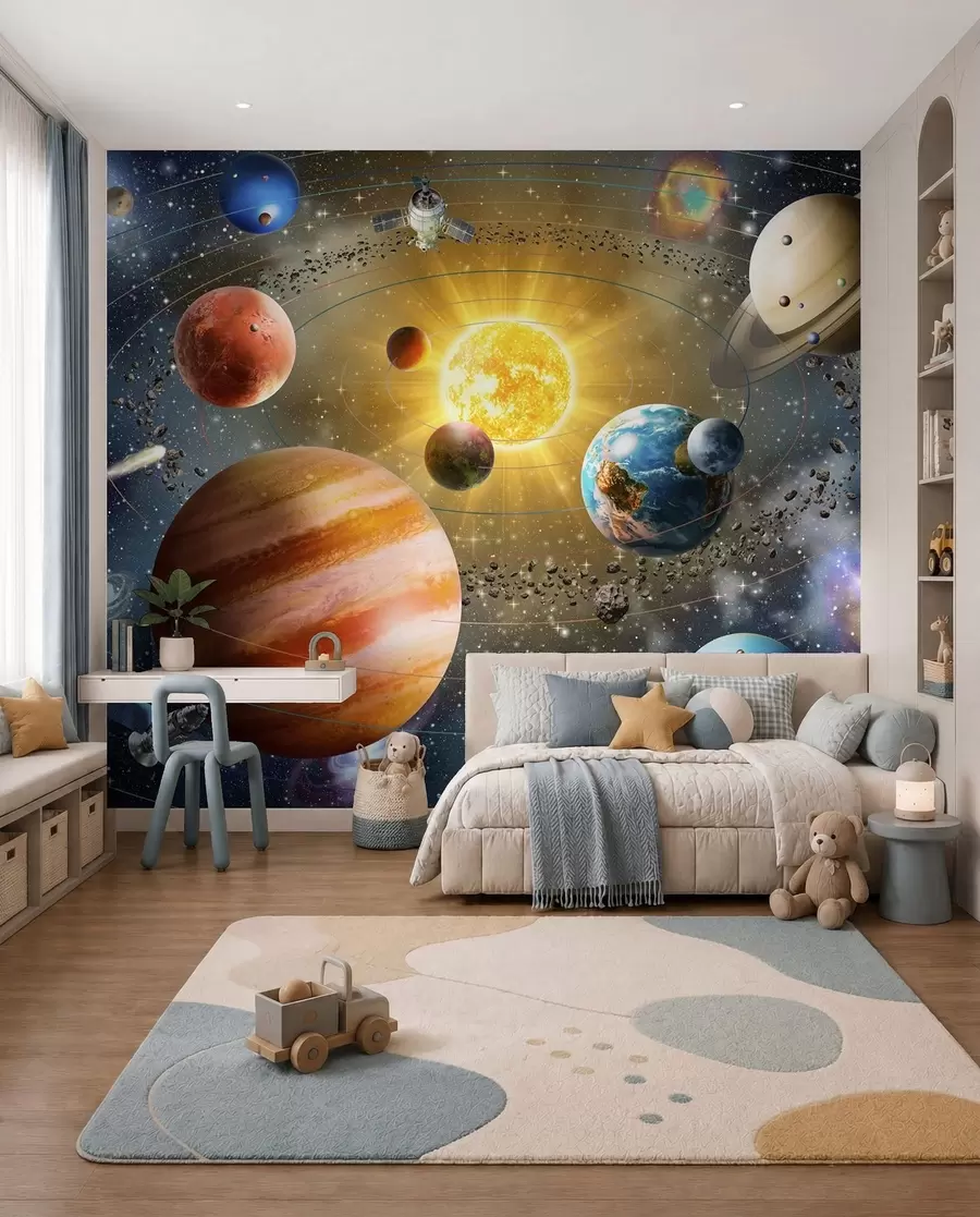 fototapet Călătorie printre planete u97222
