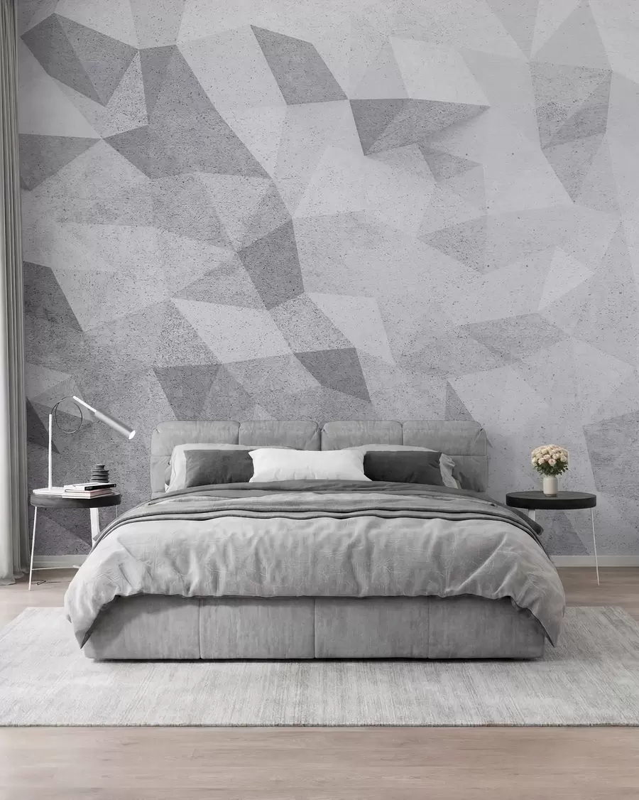fototapet Abstract 3D poligoane grunge loft u97336