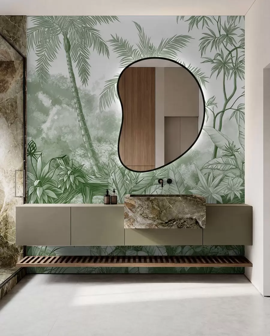 fototapet Tropice în verde u59039v3