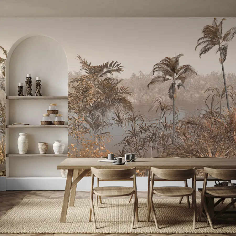 fototapet Copaci și frunze tropicale u98929