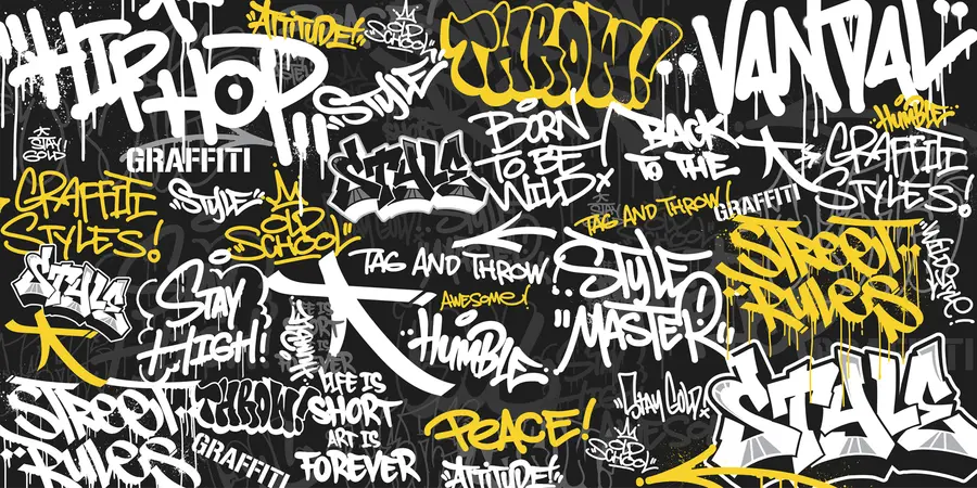 fototapet Graffiti u98895