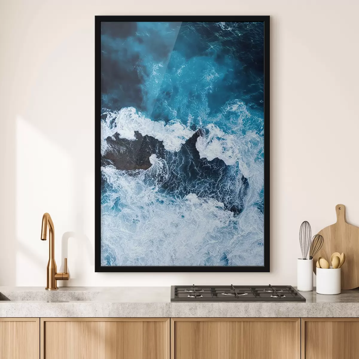 Poster Apă, azur și dreptunghi f21429