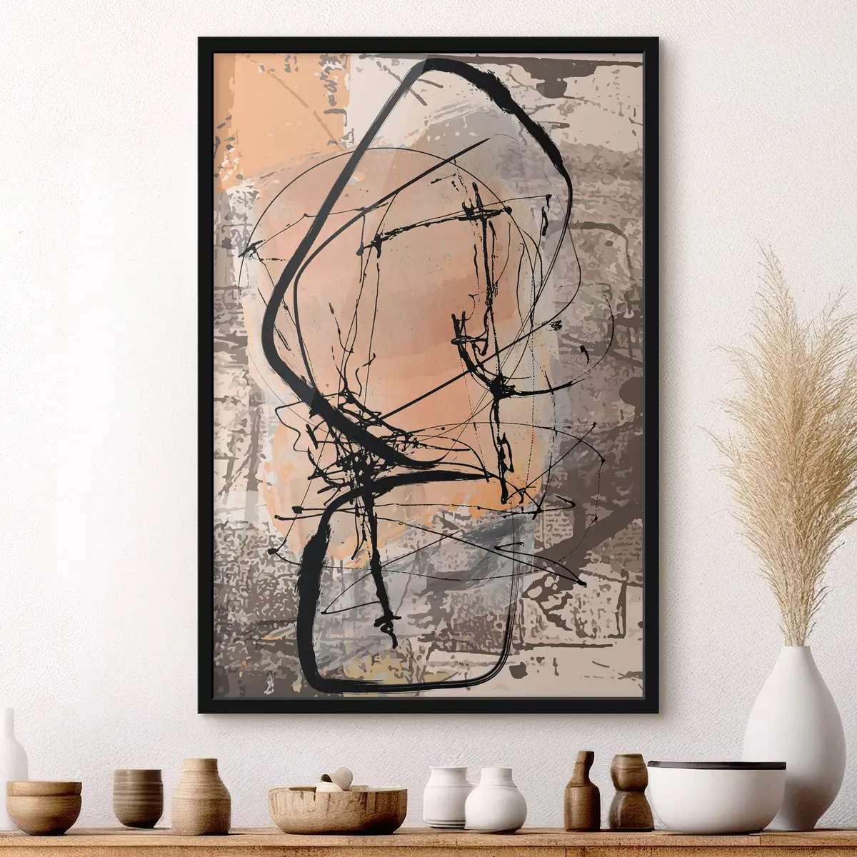 Poster Abstracție, pete de vopsea f32424