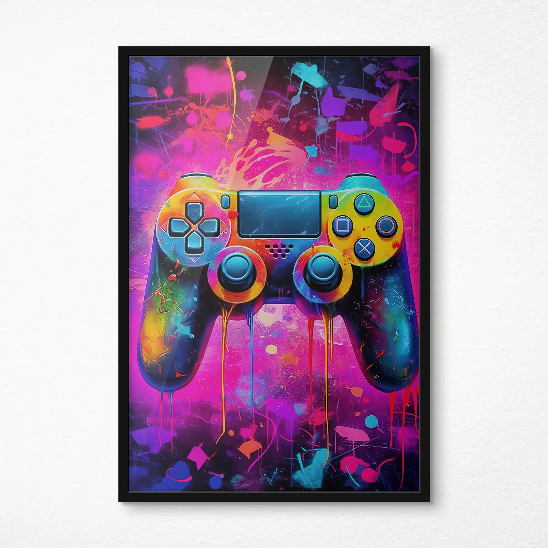 Tablouri Gamepad în culori neon f34262