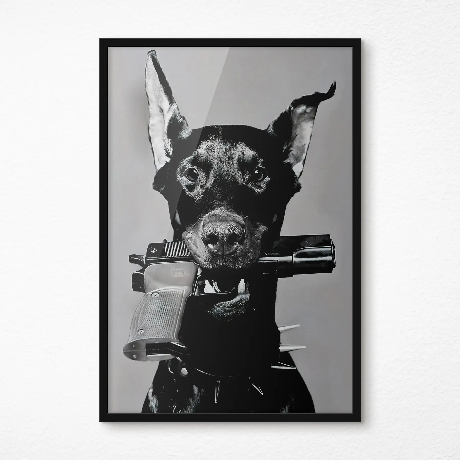 fototapet Portretul unui doberman topgun f36177