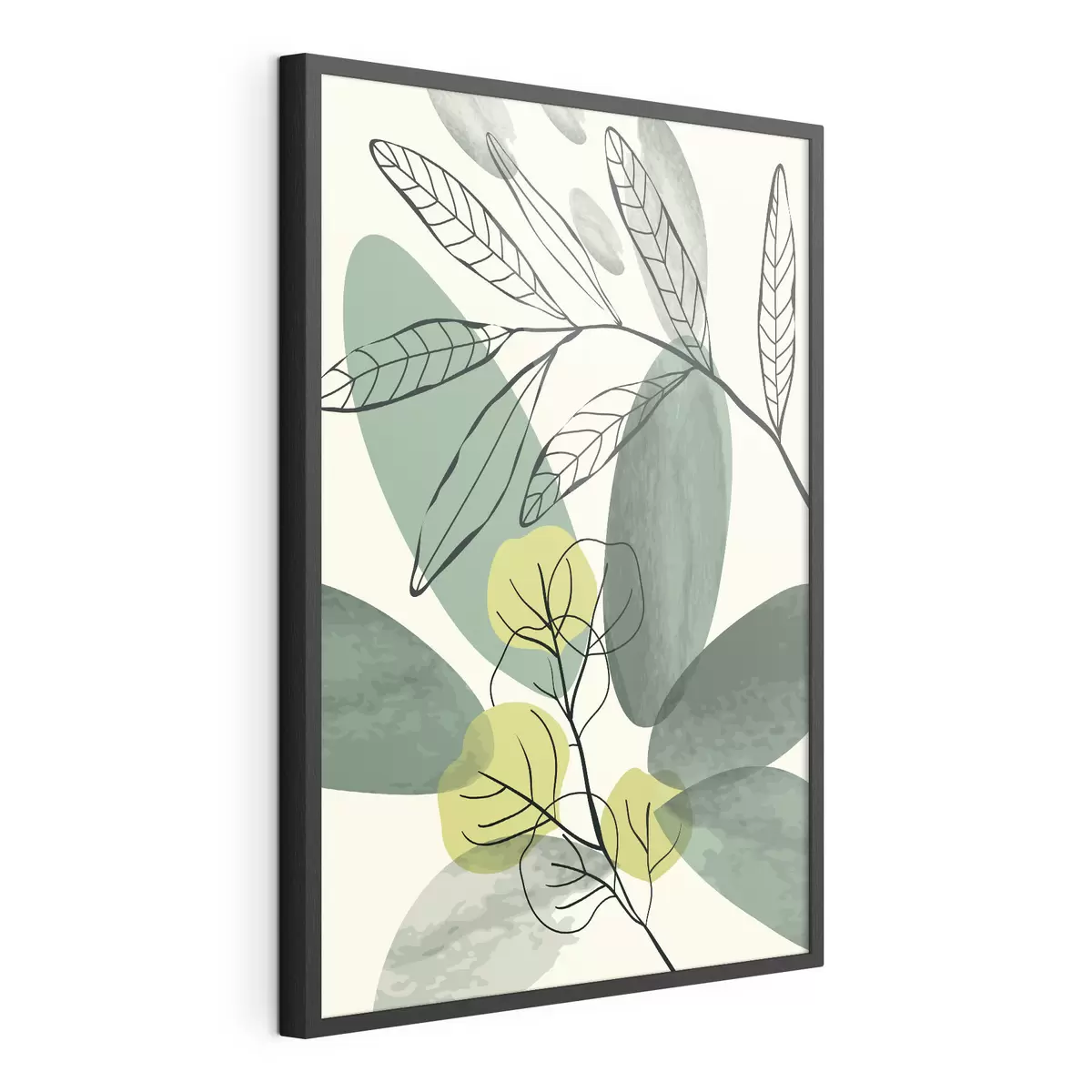 Poster Desen acuarelă de frunze boho f36106