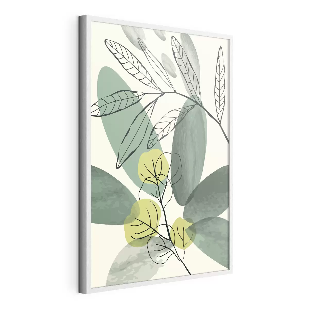 Poster Desen acuarelă de frunze boho f36106