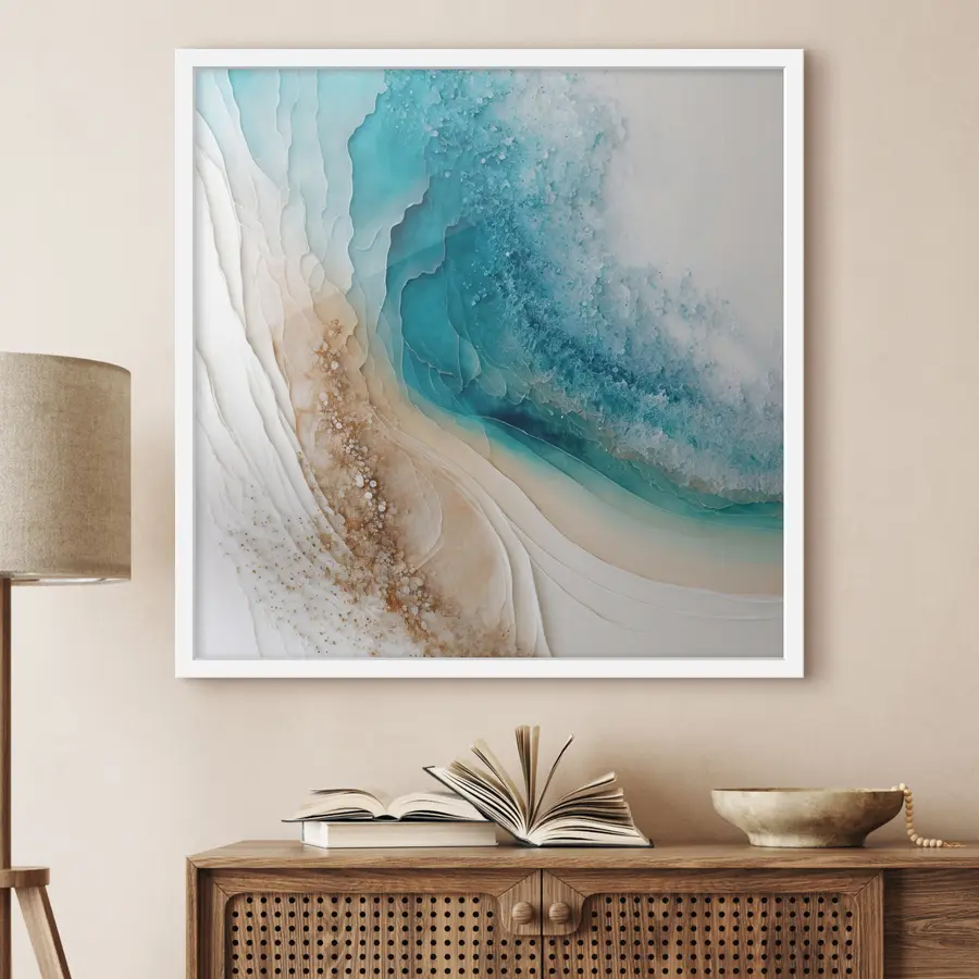fototapet Abstracție plajă și ocean f36029