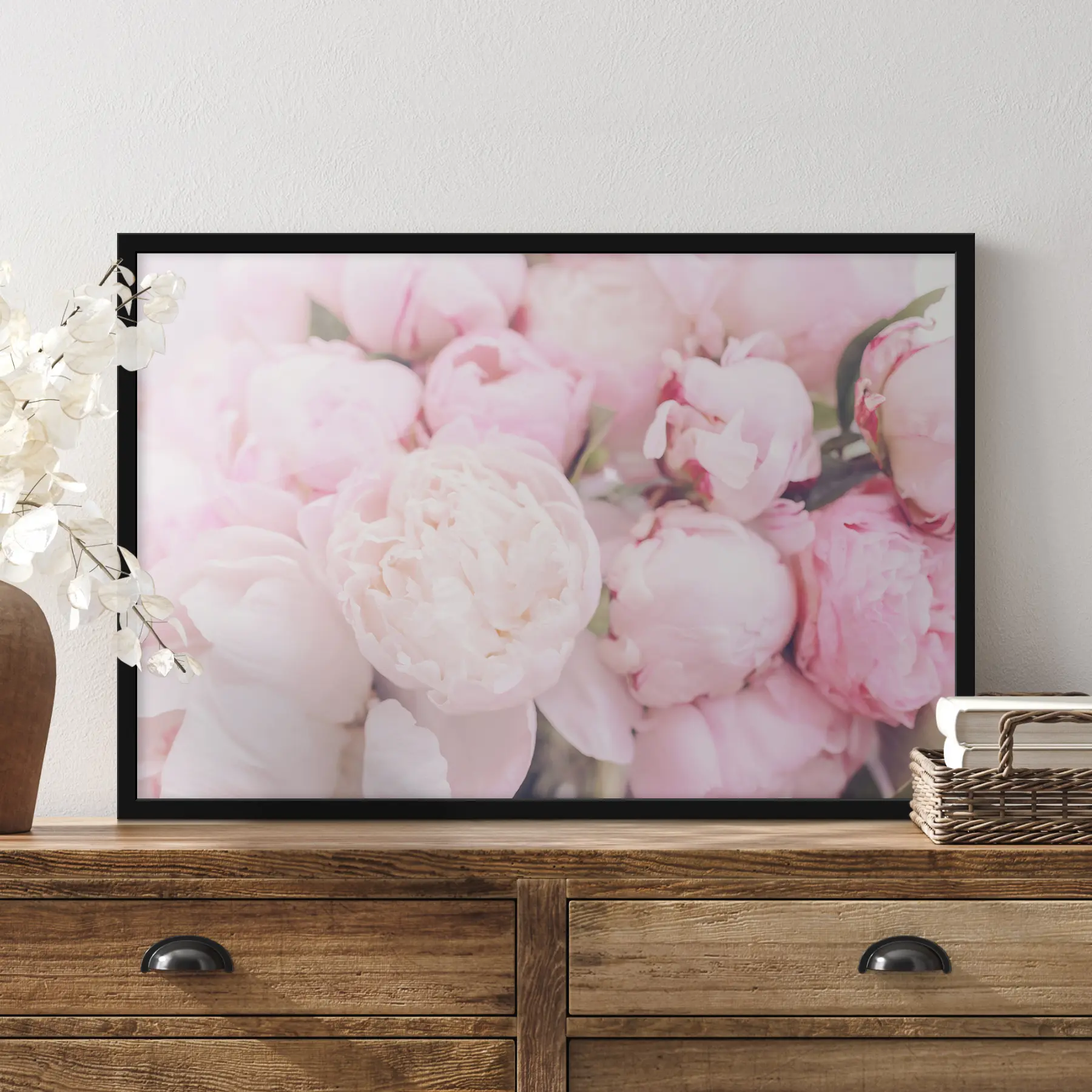 fototapet Bujori roz delicat f35244