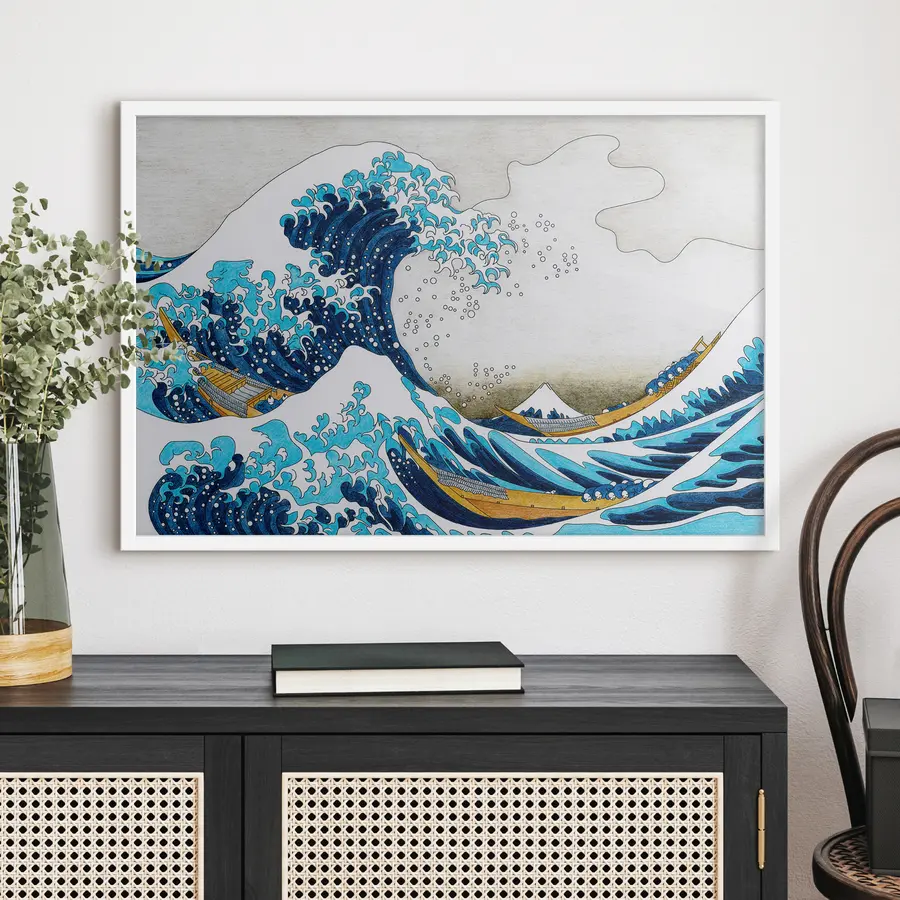 fototapet Marele val din Kanagawa f33597