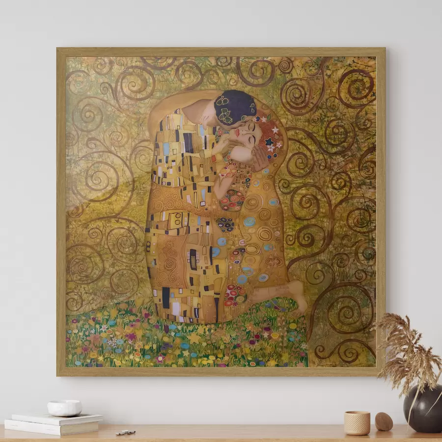 fototapet Un sărut, Gustav Klimt f27031