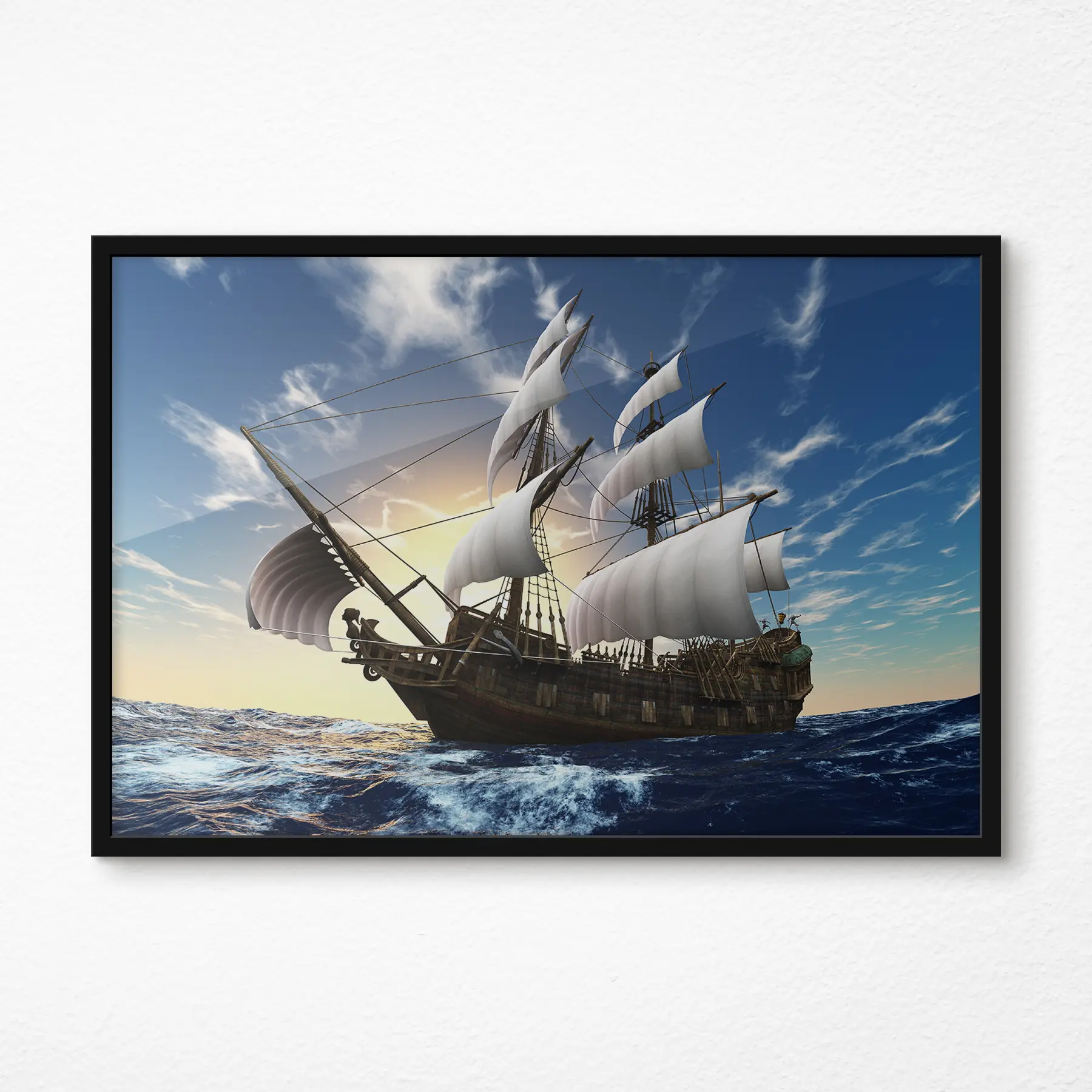 Tablouri O navă frumoasă pe mare f15797