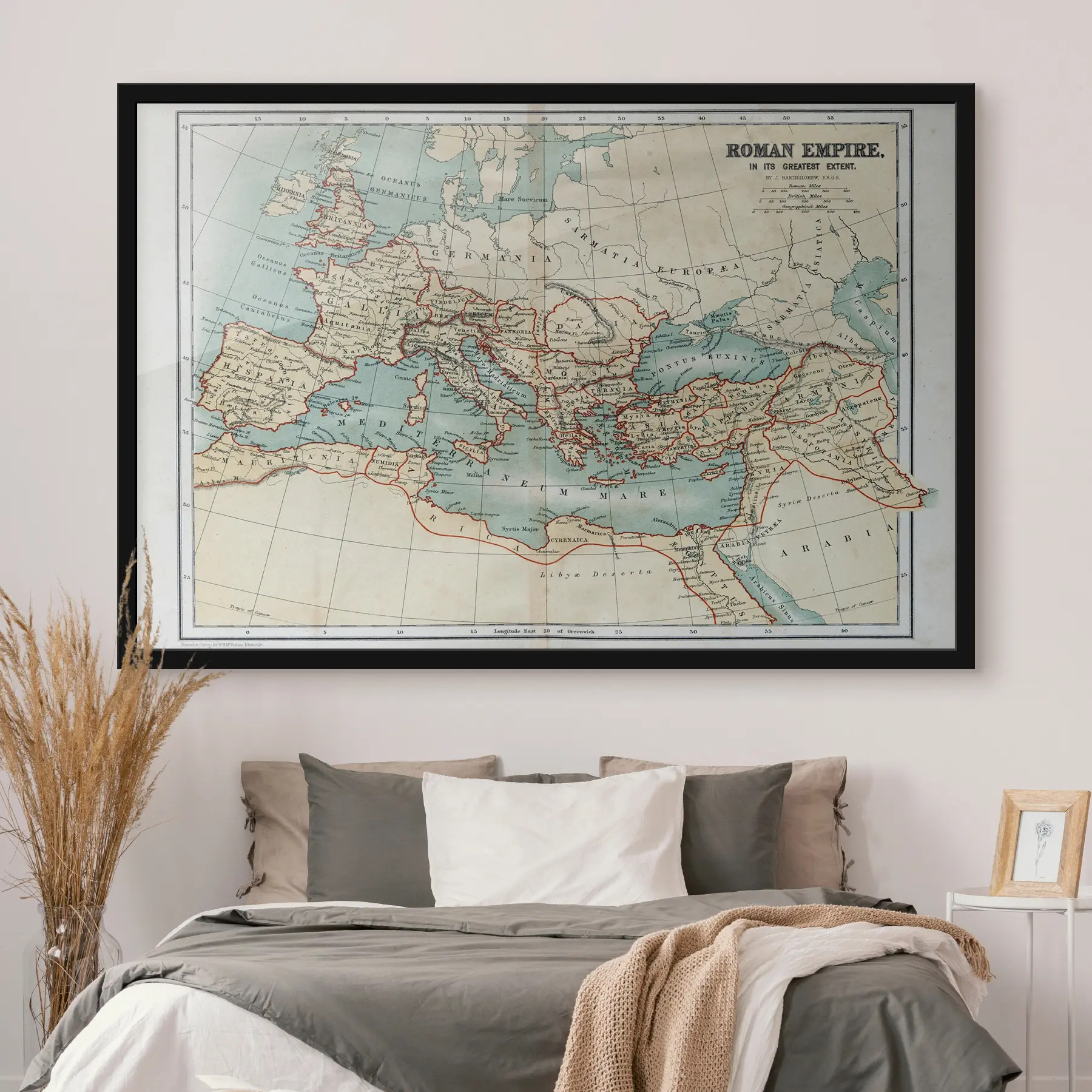 fototapet Harta veche a Imperiului Roman f09978