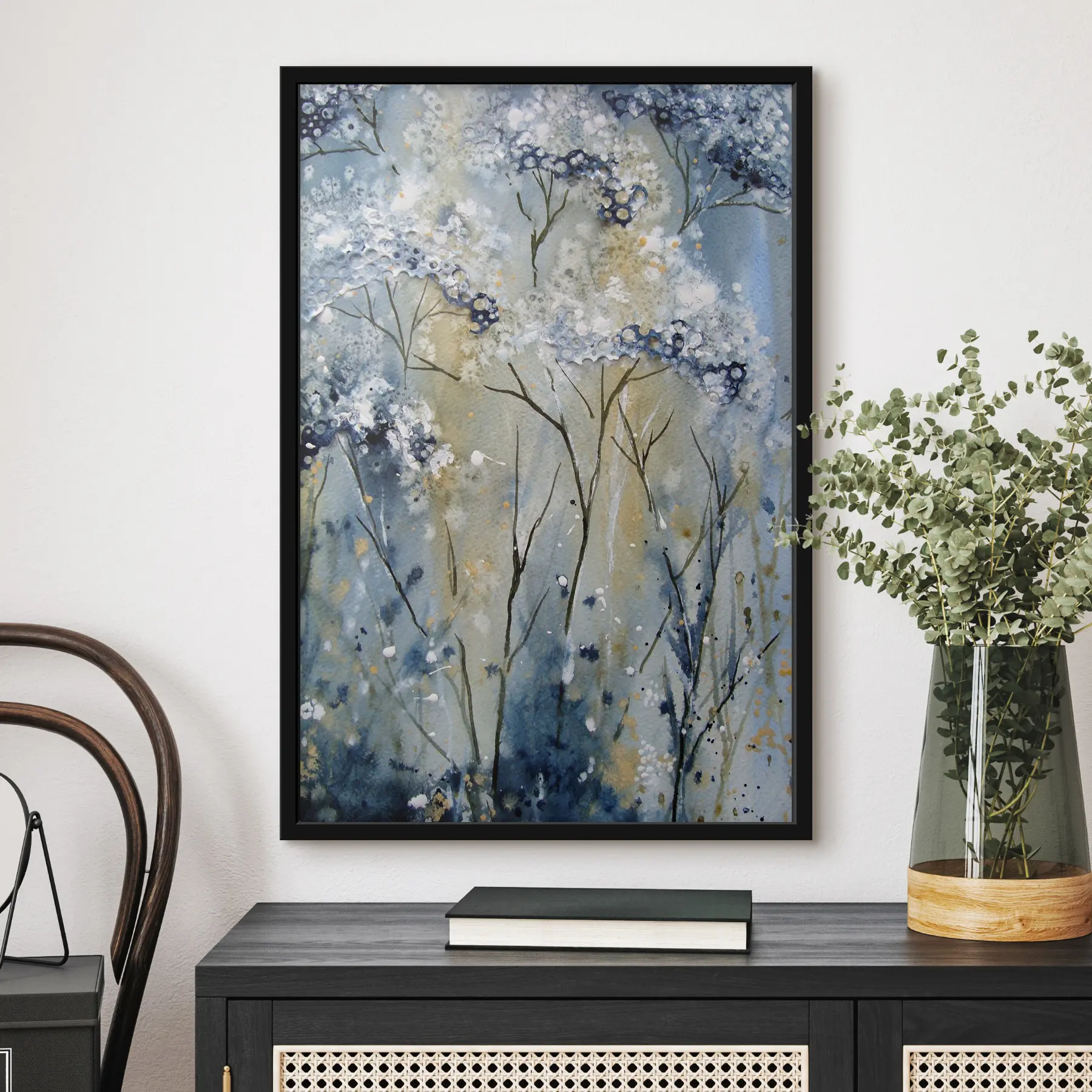 fototapet Înflorire, acuarelă f01991