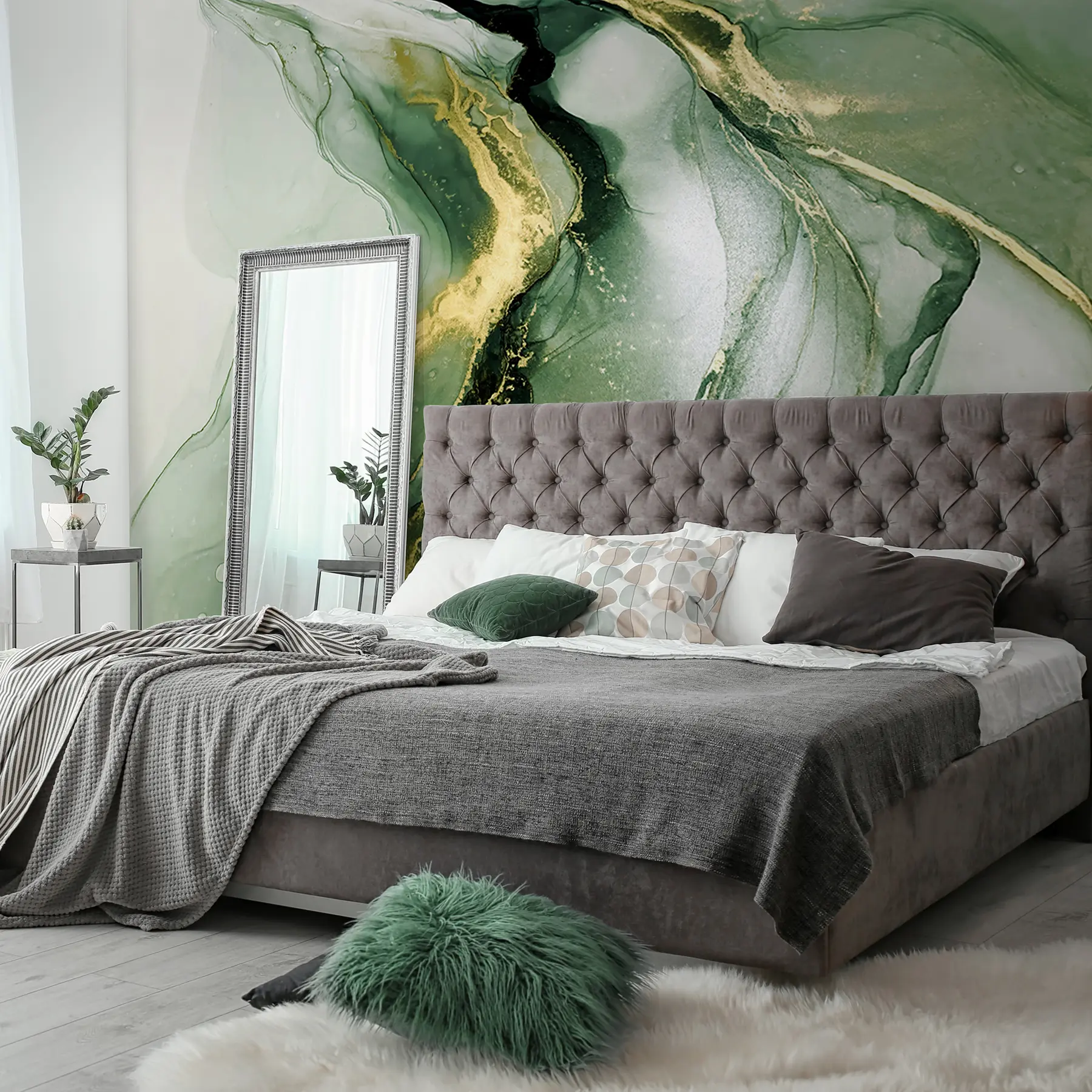 fototapet Marmură verde u18250v2