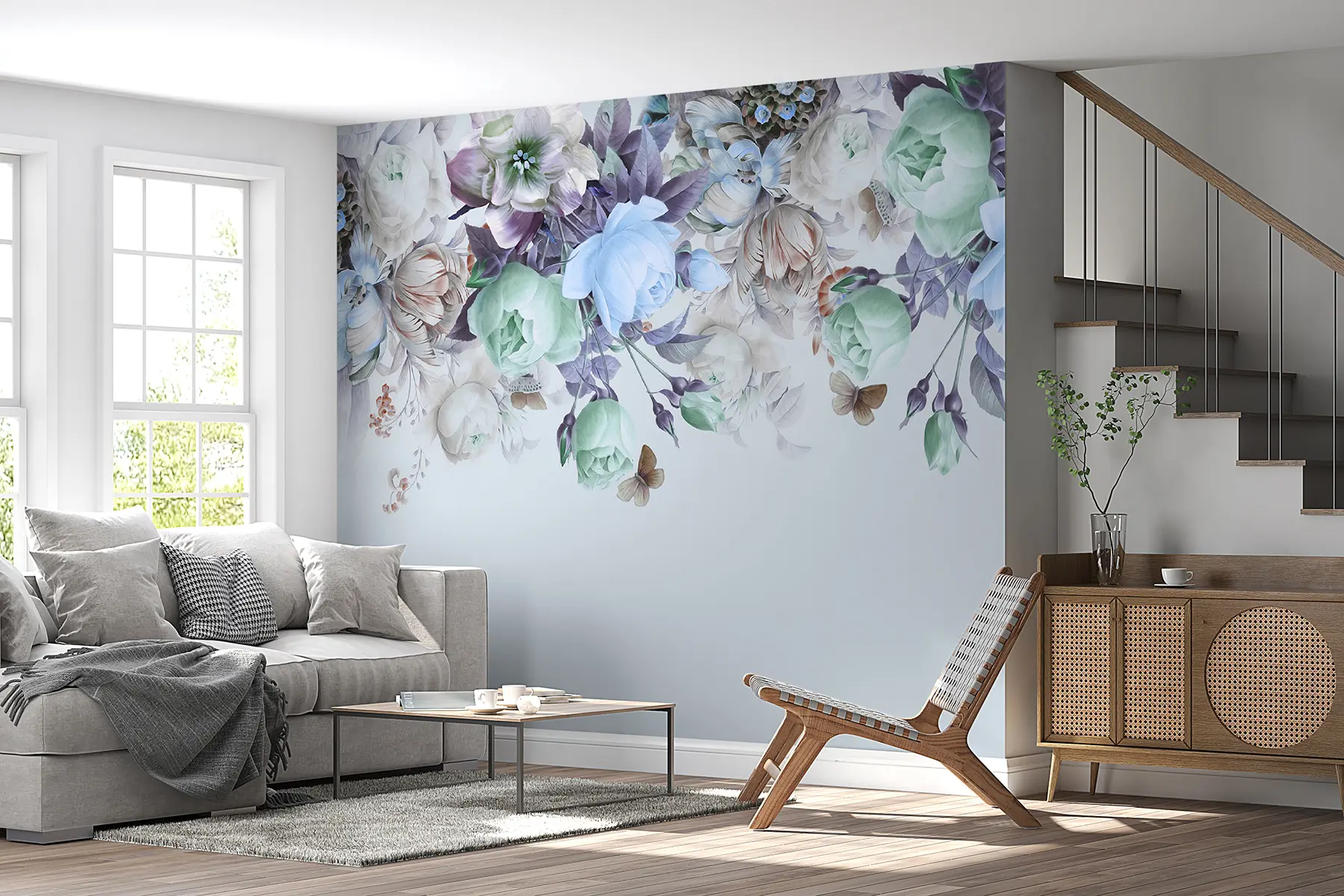 fototapet Zid de flori u39845v2