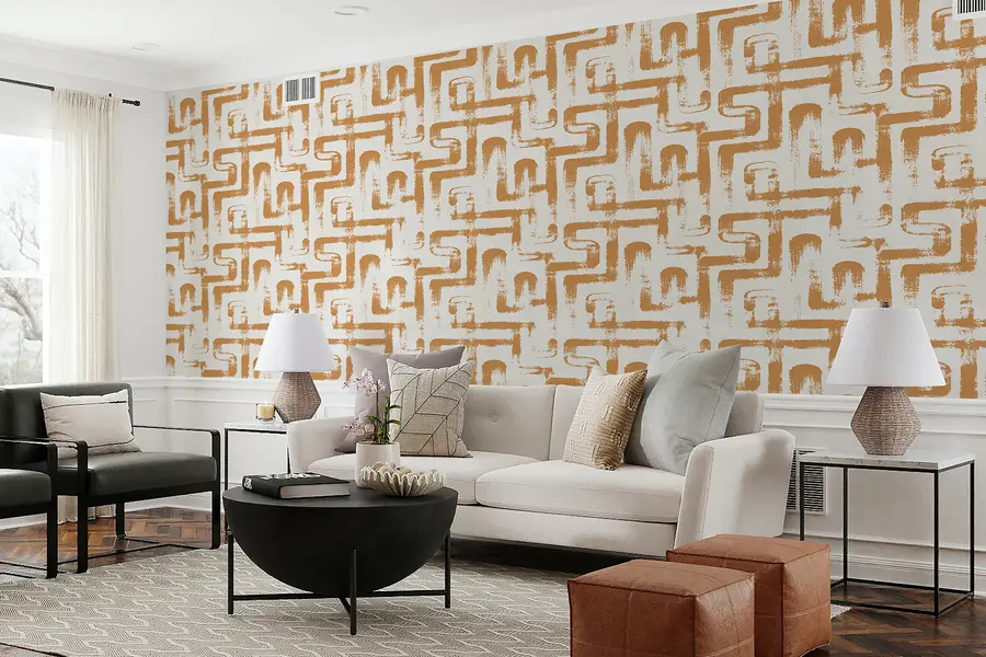 fototapet Linie magică: Portocaliu u99091v2