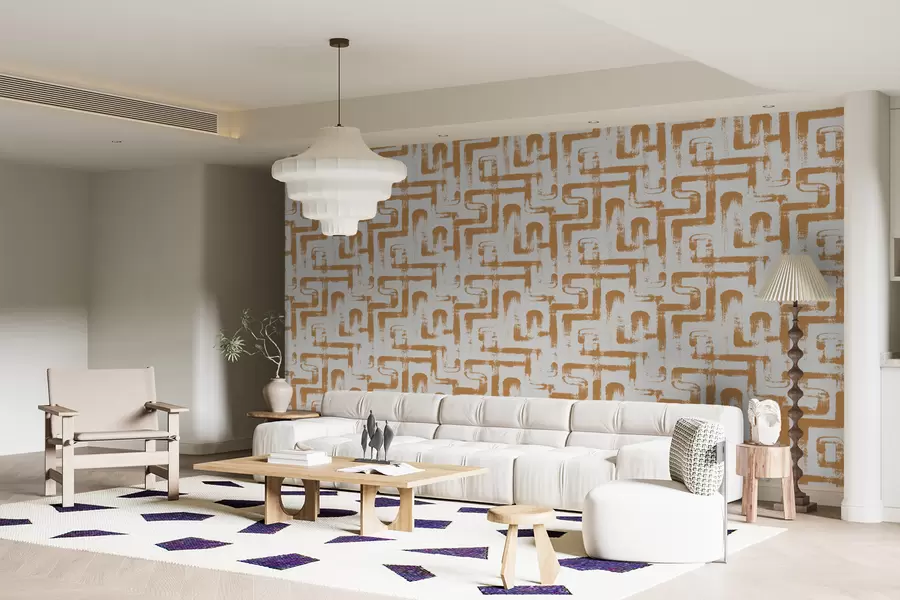 fototapet Linie magică: Portocaliu u99091v2