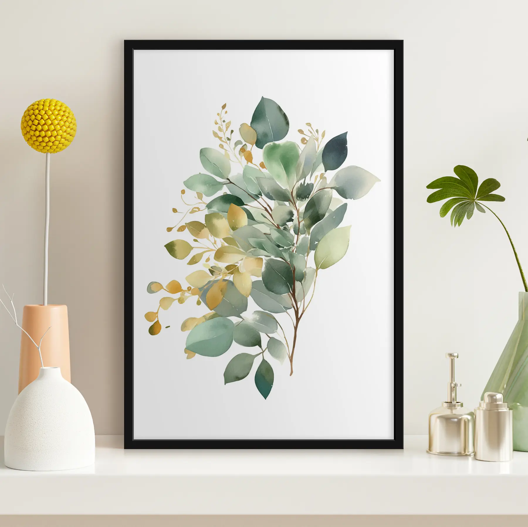 Tablouri Aranjament de ramuri de eucalipt f36354