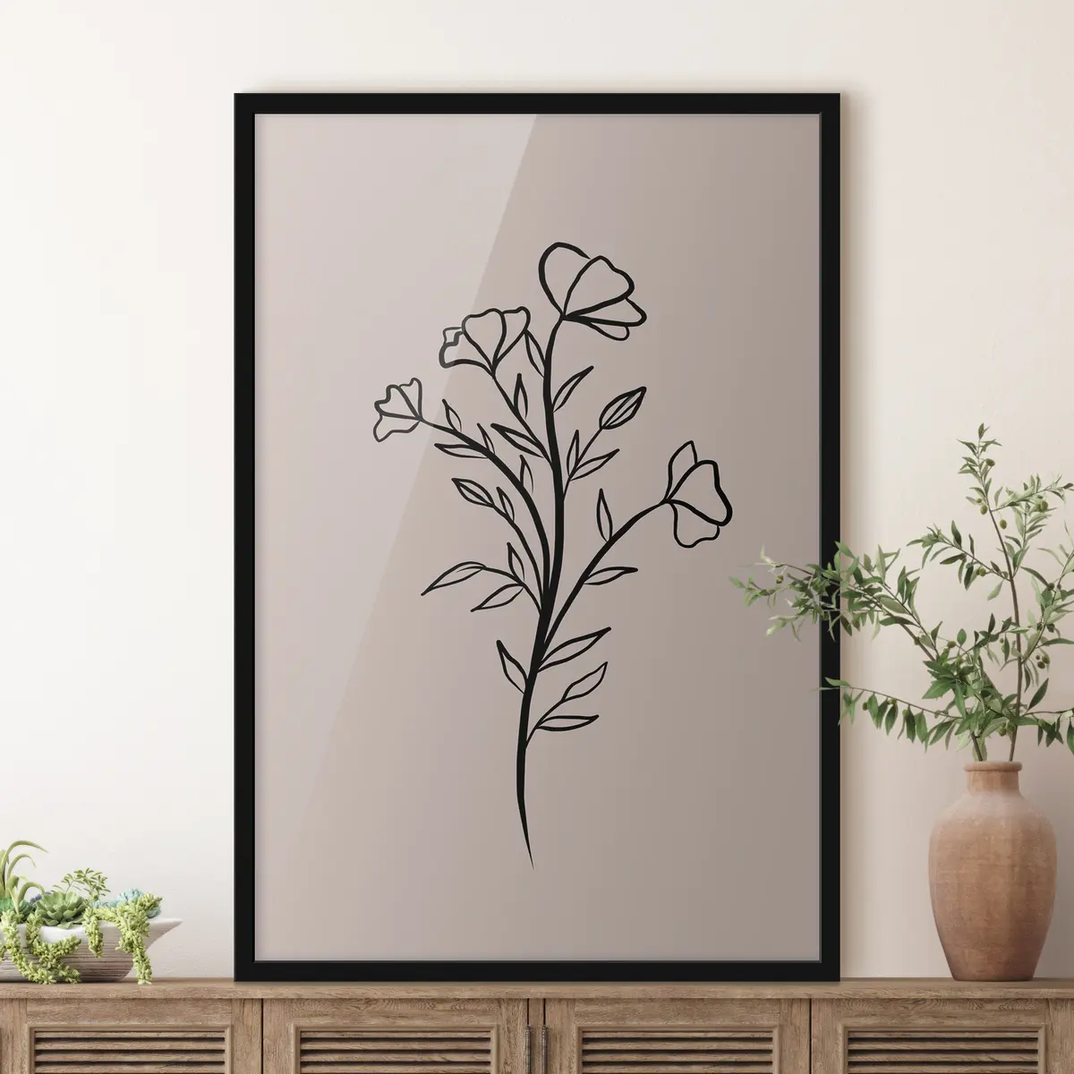 Poster Aranjament floral minimalist f36715