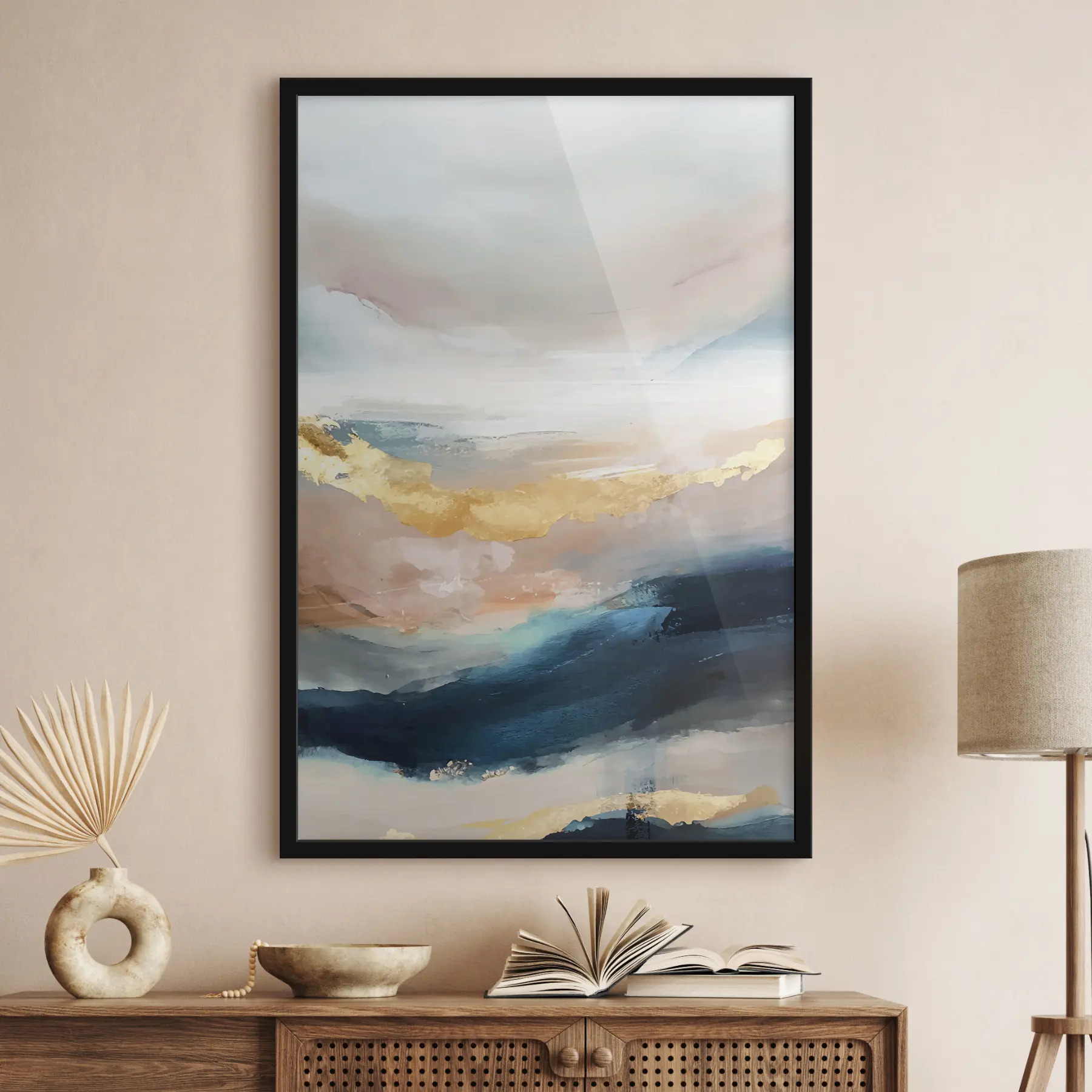 fototapet cer abstract cu vopsele de ulei f36780