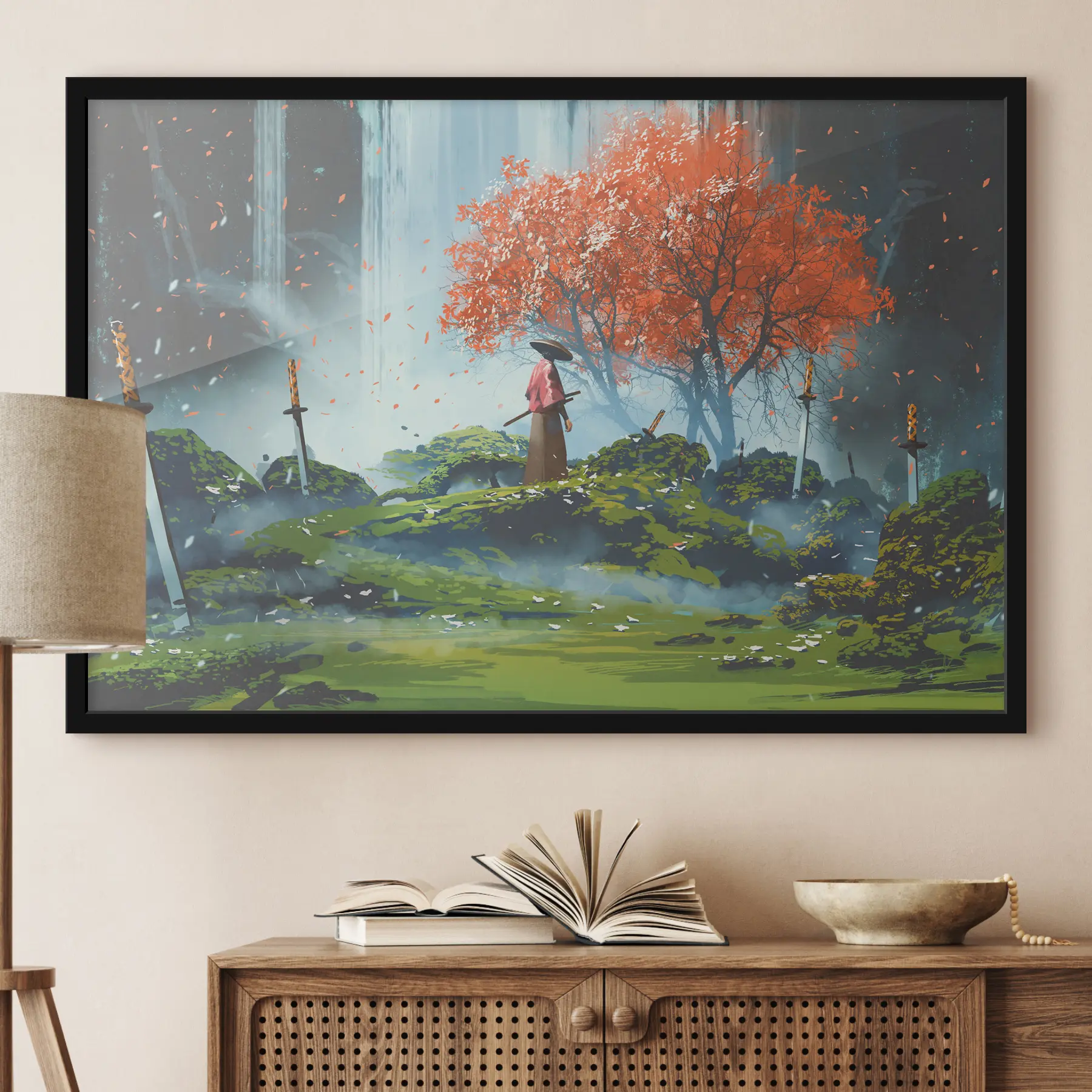 Tablouri Samurai japonez singuratic f37105