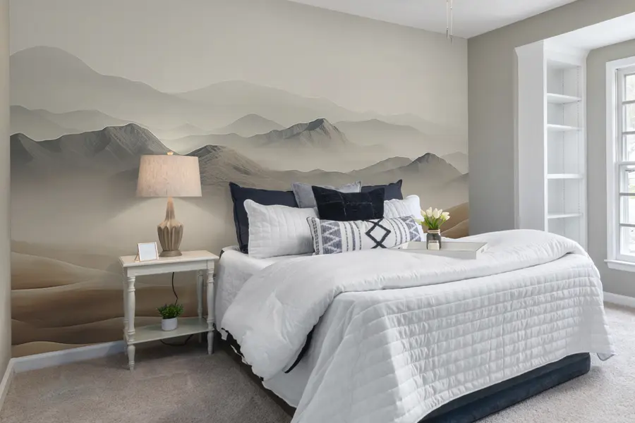 fototapet Munți peisaj, deșert, culori bej, realism u99456