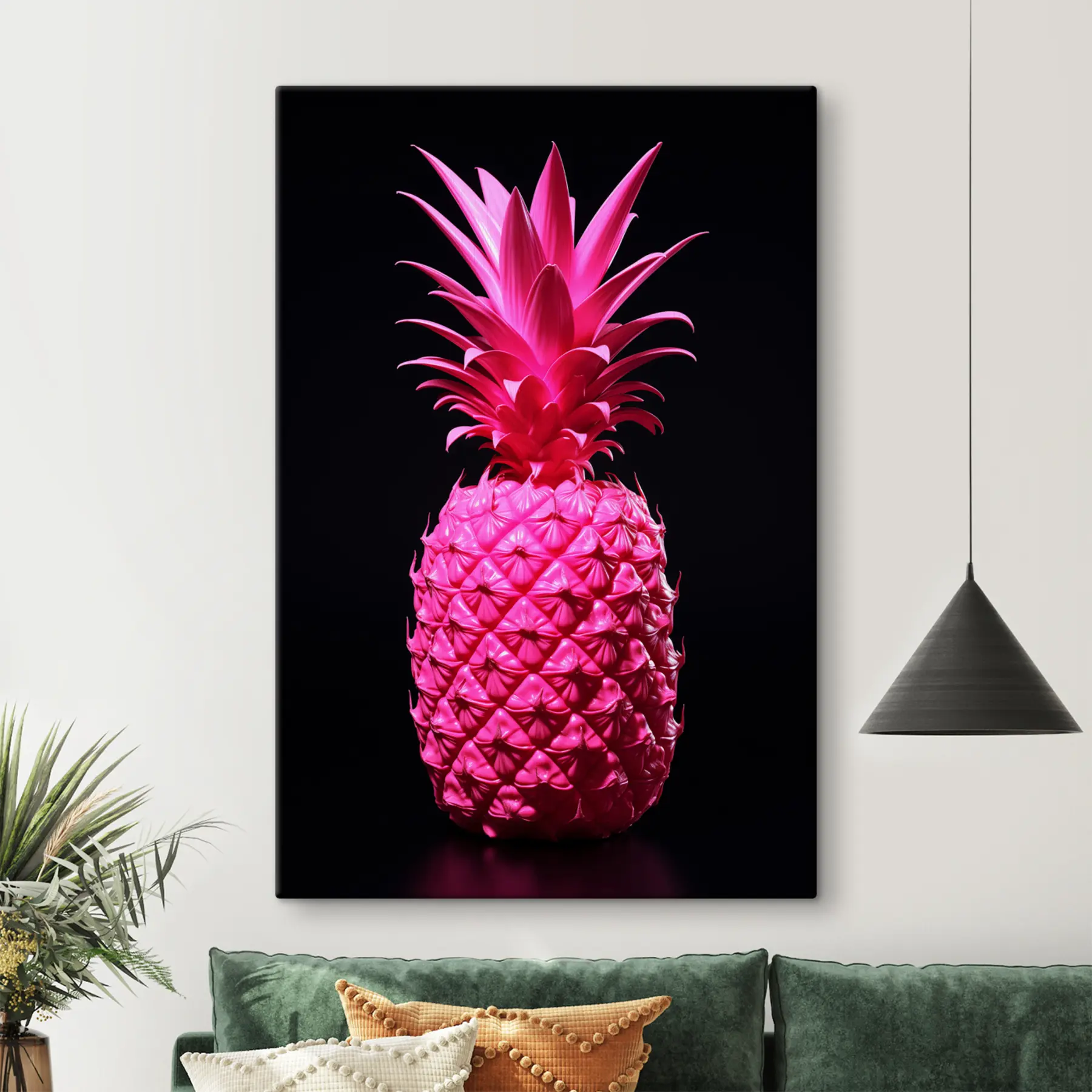 fototapet Ananas roz s37260