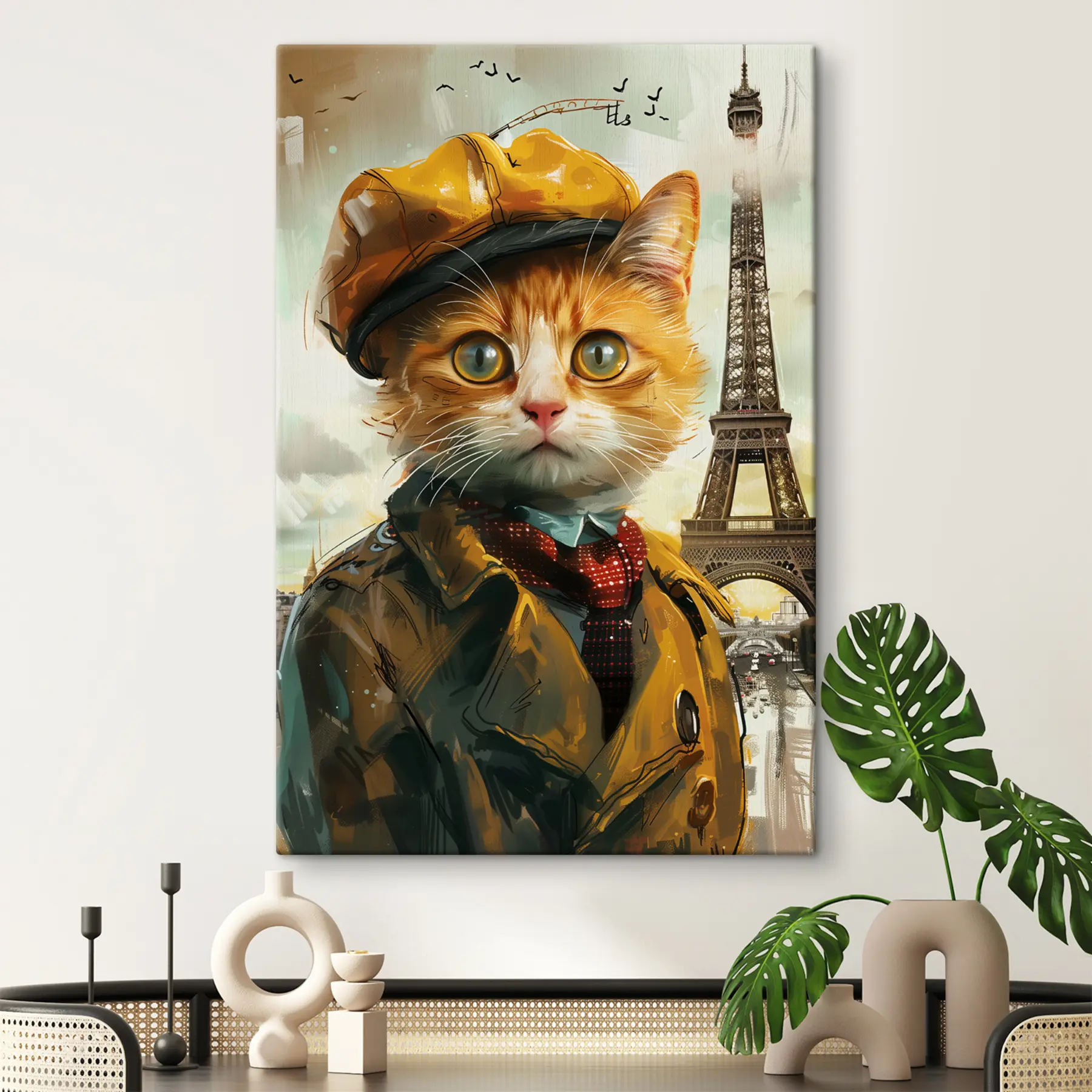 Tablouri O pisică la Paris s37456